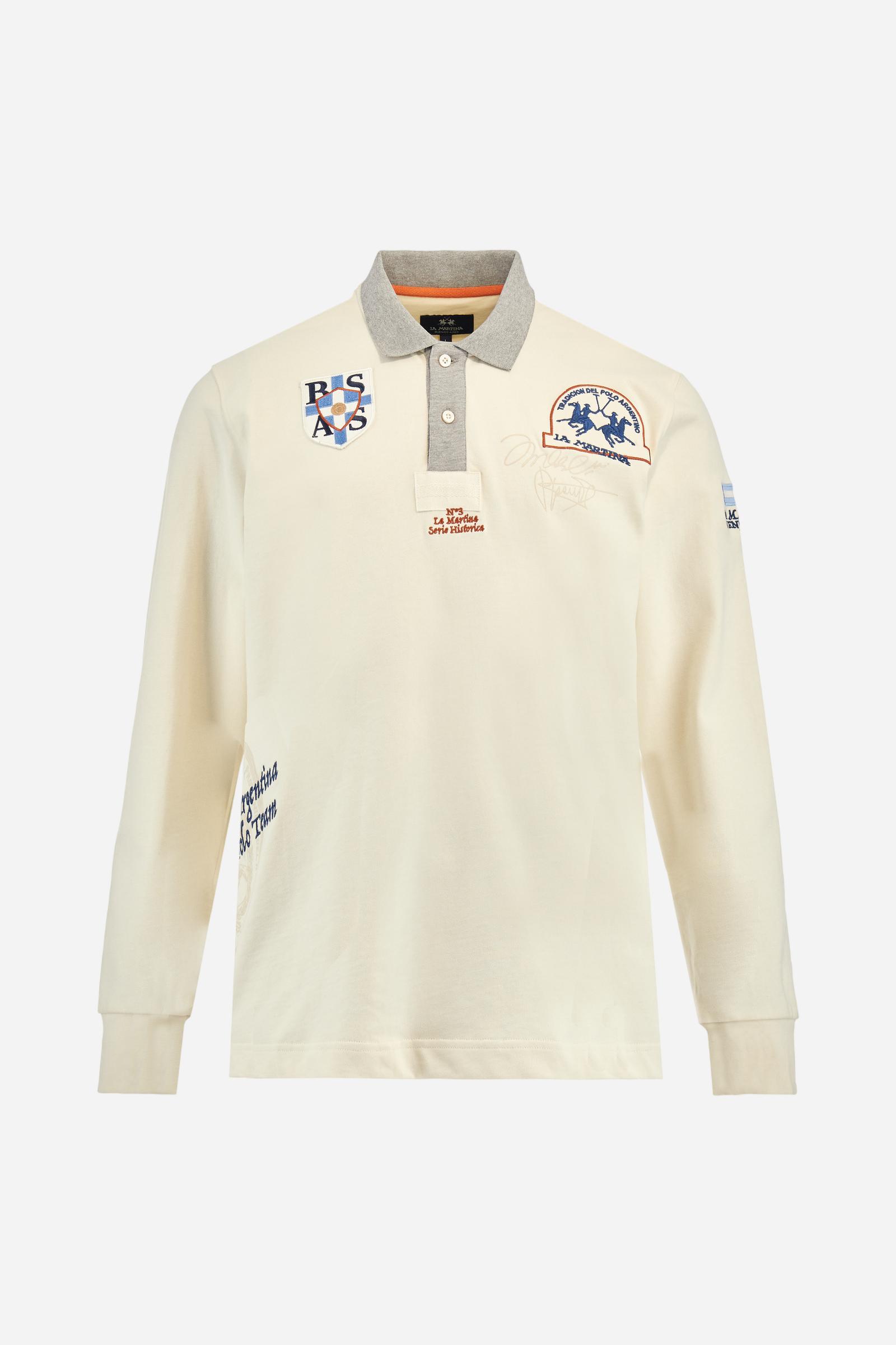 Men’s soft‑touch jersey polo shirt - Boniface