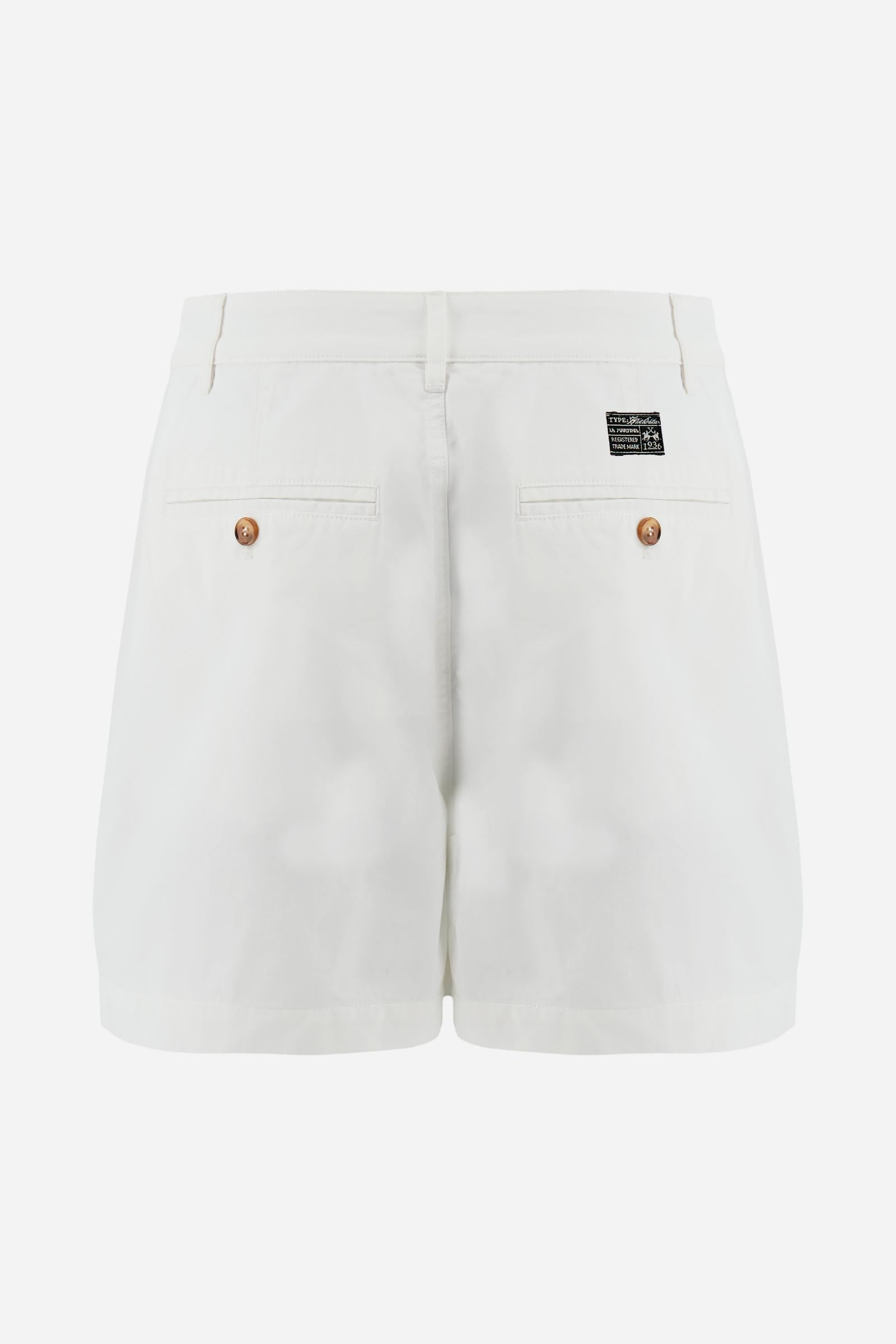 Women’s cotton twill Bermuda shorts – Cecilia
