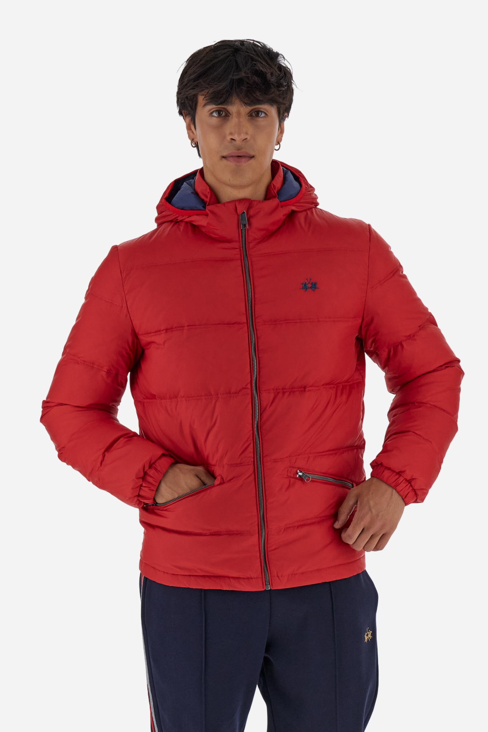 Men’s nylon down jacket with feather padding - Bertrand