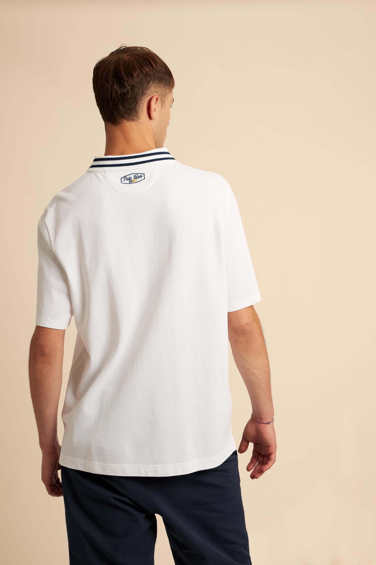 Men’s short-sleeved cotton piqué polo shirt Argentina - Cade