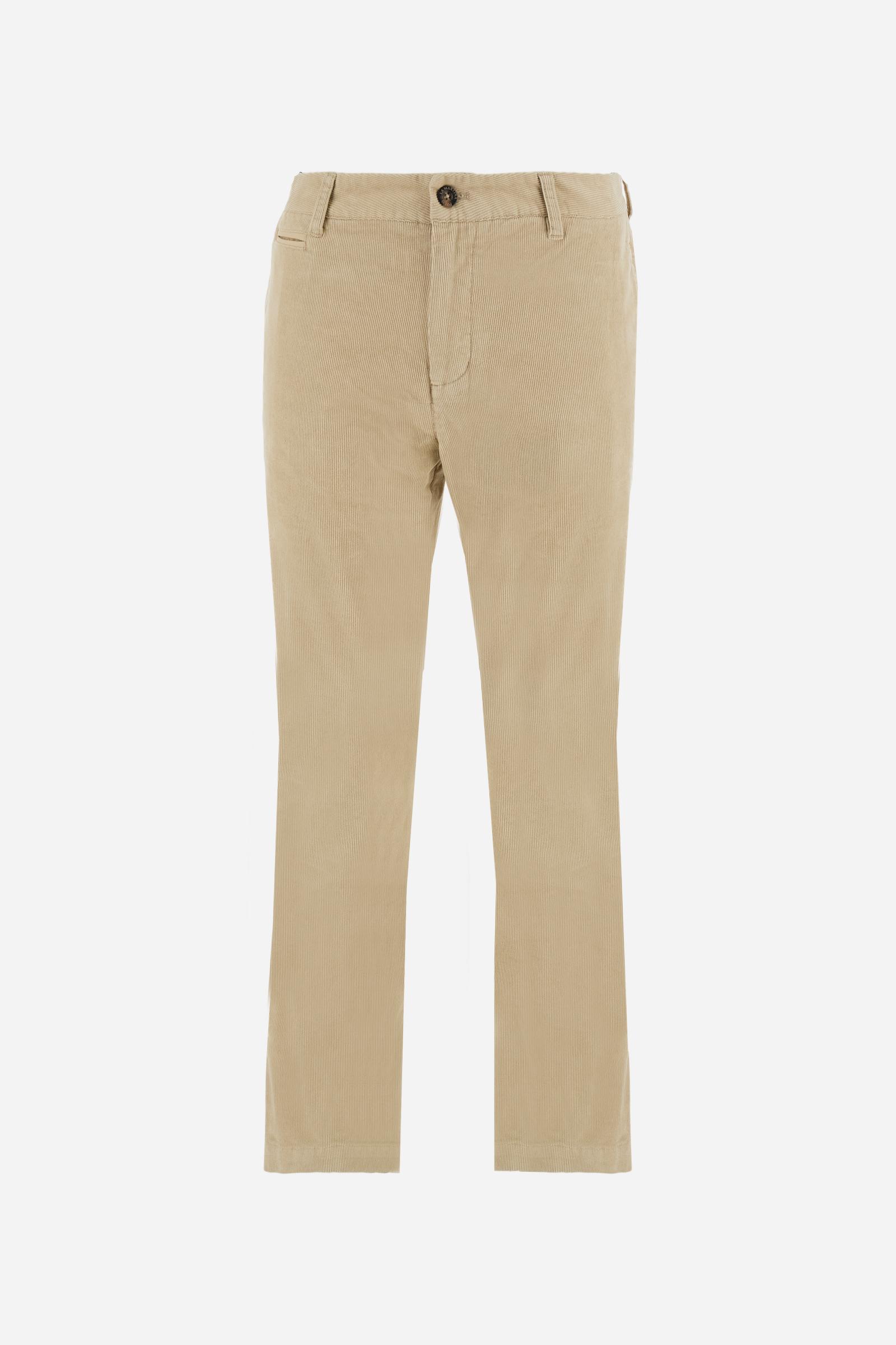 Men’s corduroy chino trousers - Bronte
