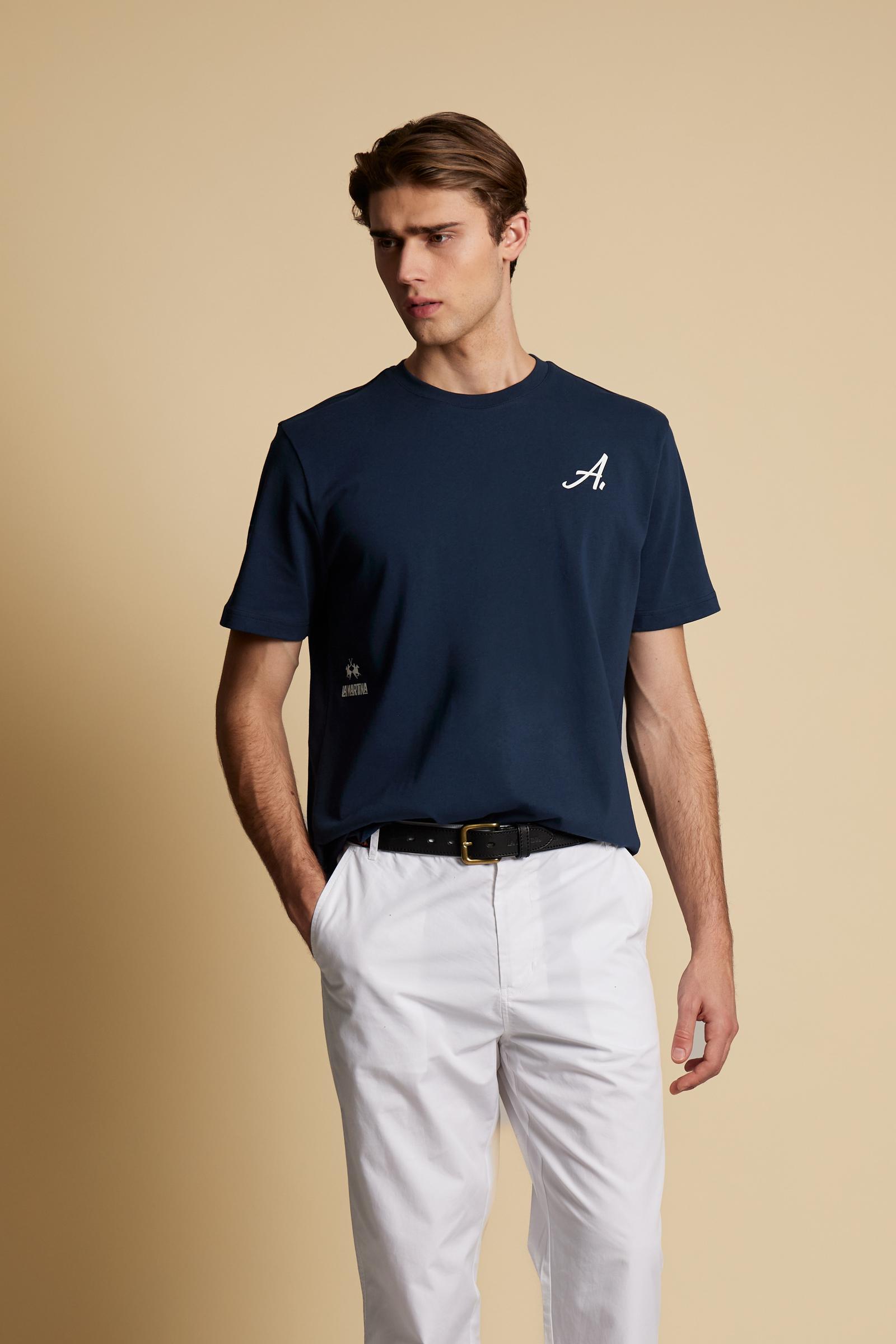 T-shirt homme col rond en jersey de coton Elite Polo – Ciceron