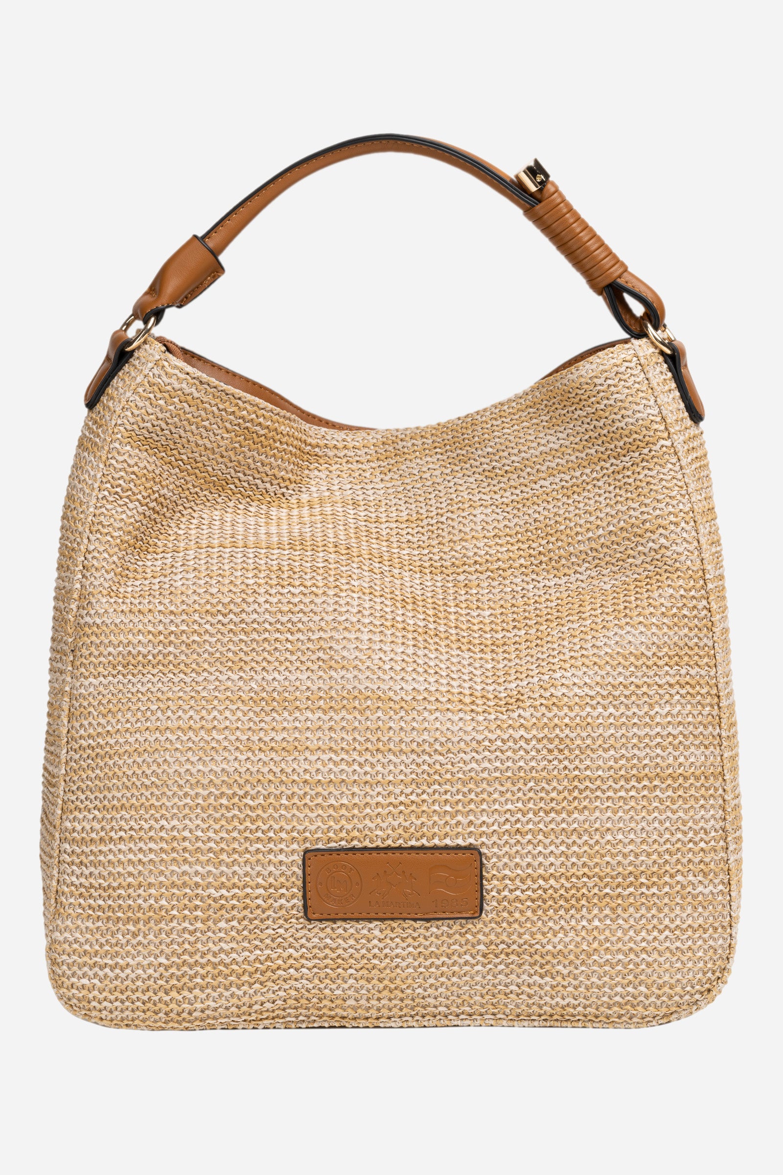 Sac à main en raphia Paz La Martina - Main Image