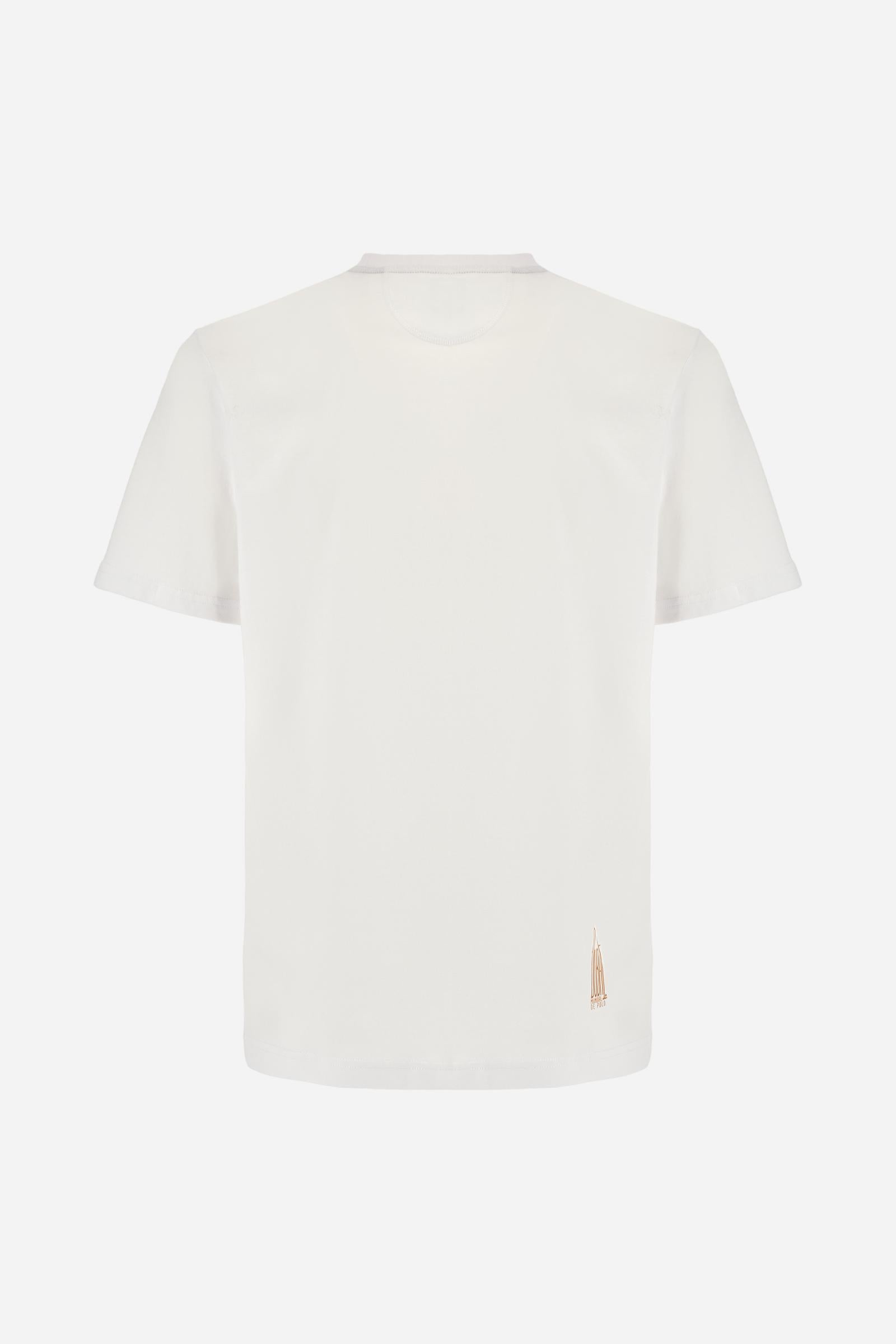 Regular fit cotton jersey T-shirt - Alberic