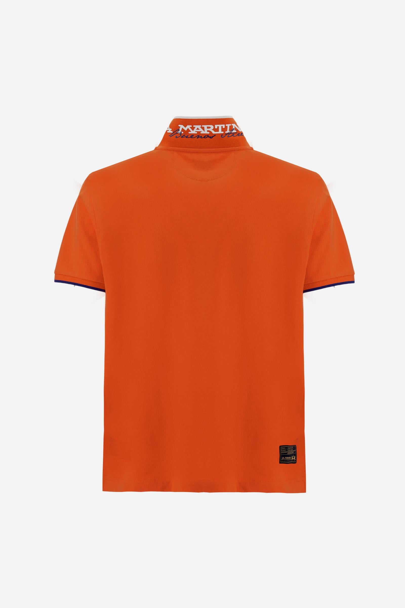 Men’s regular fit stretch piqué polo shirt Essential – Russell
