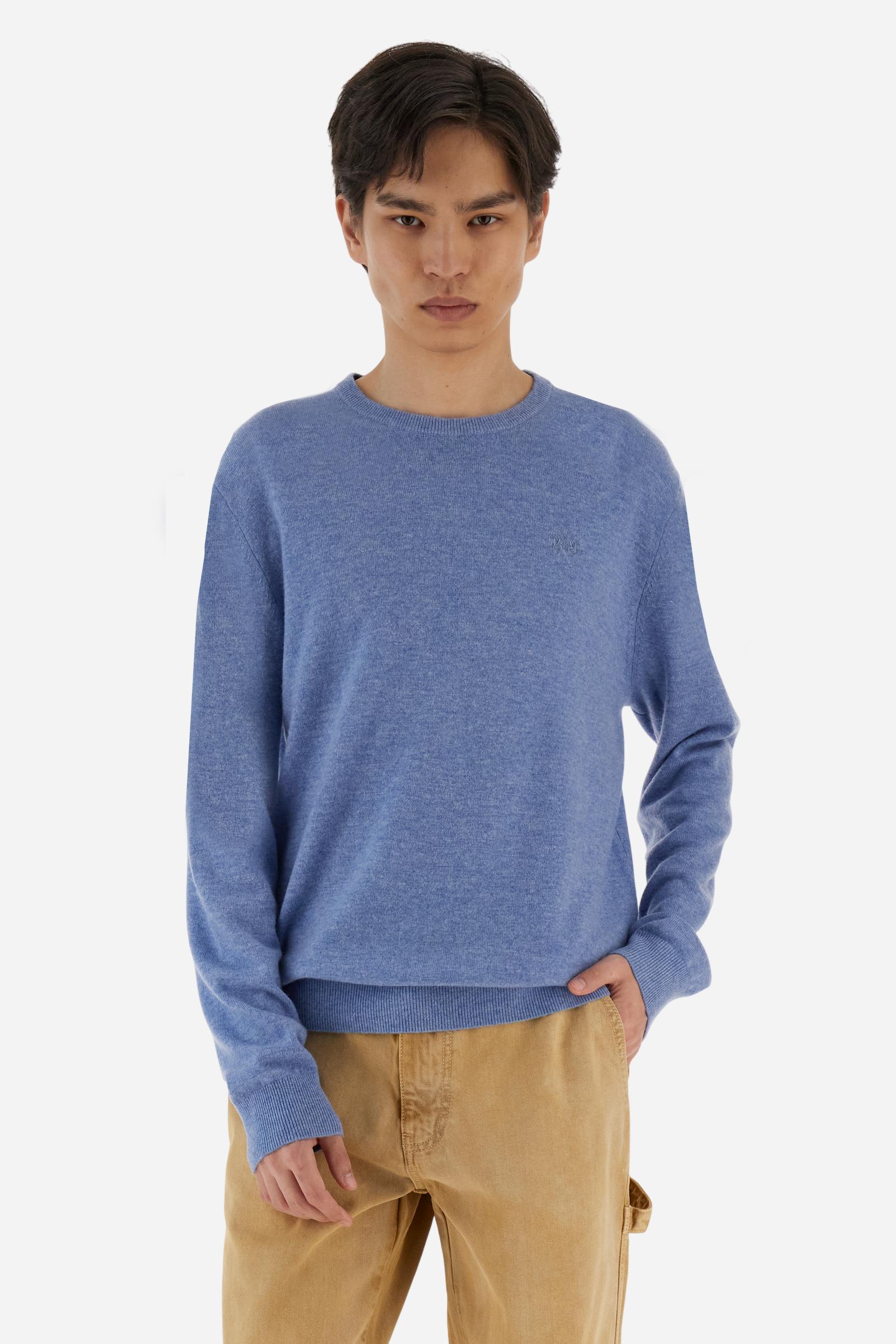 Jersey hombre cuello redondo lana cachemir - Branndais