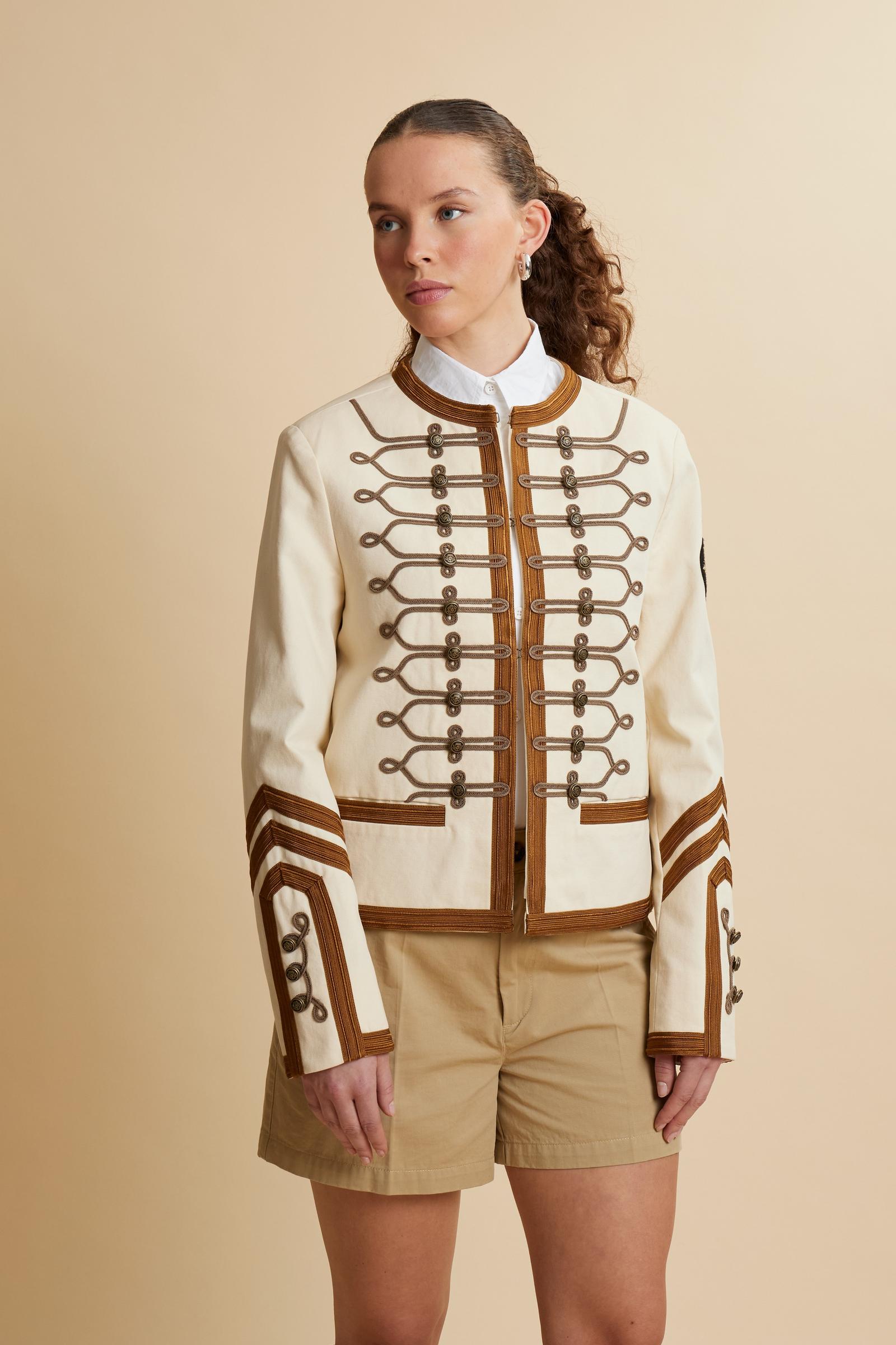 Women's Guards jacket in cotton canvas - Chiara