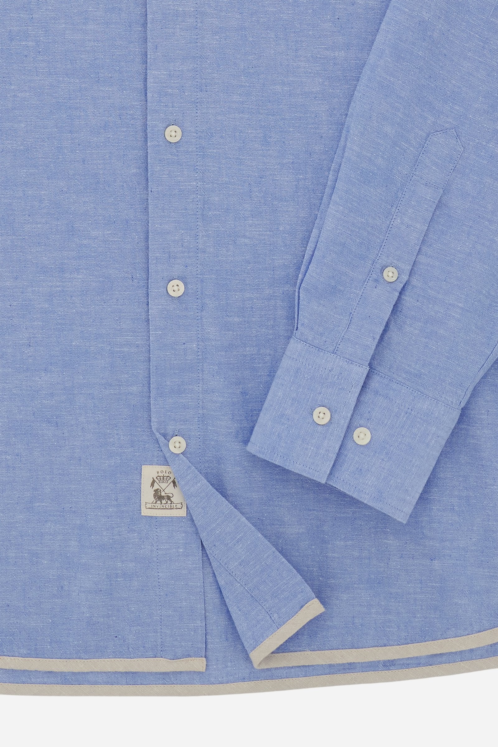 Men’s cotton and linen shirt Guards - Crispin