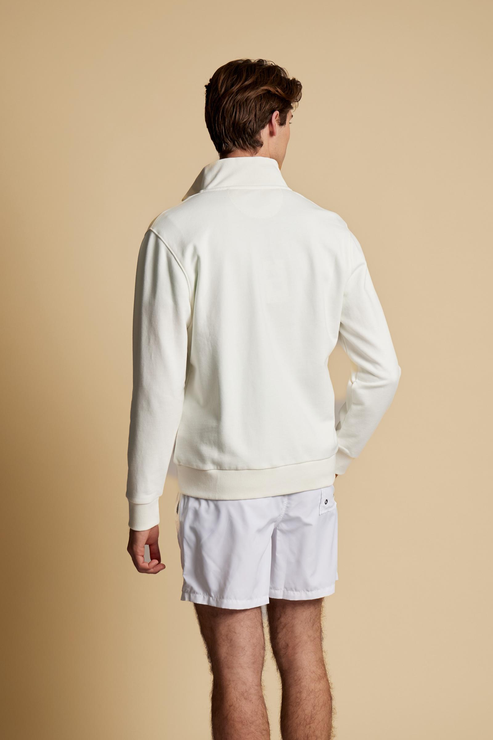 Men’s full zip cotton French Terry sweatshirt – Caden