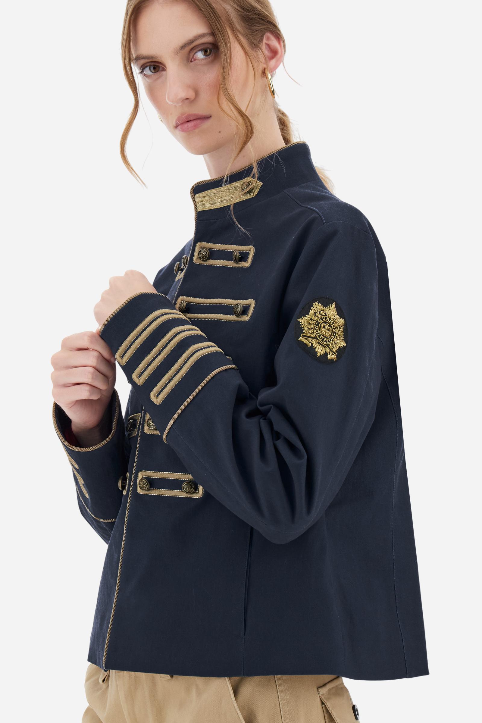 Chaqueta militar de hombre en sarga elástica - Bella