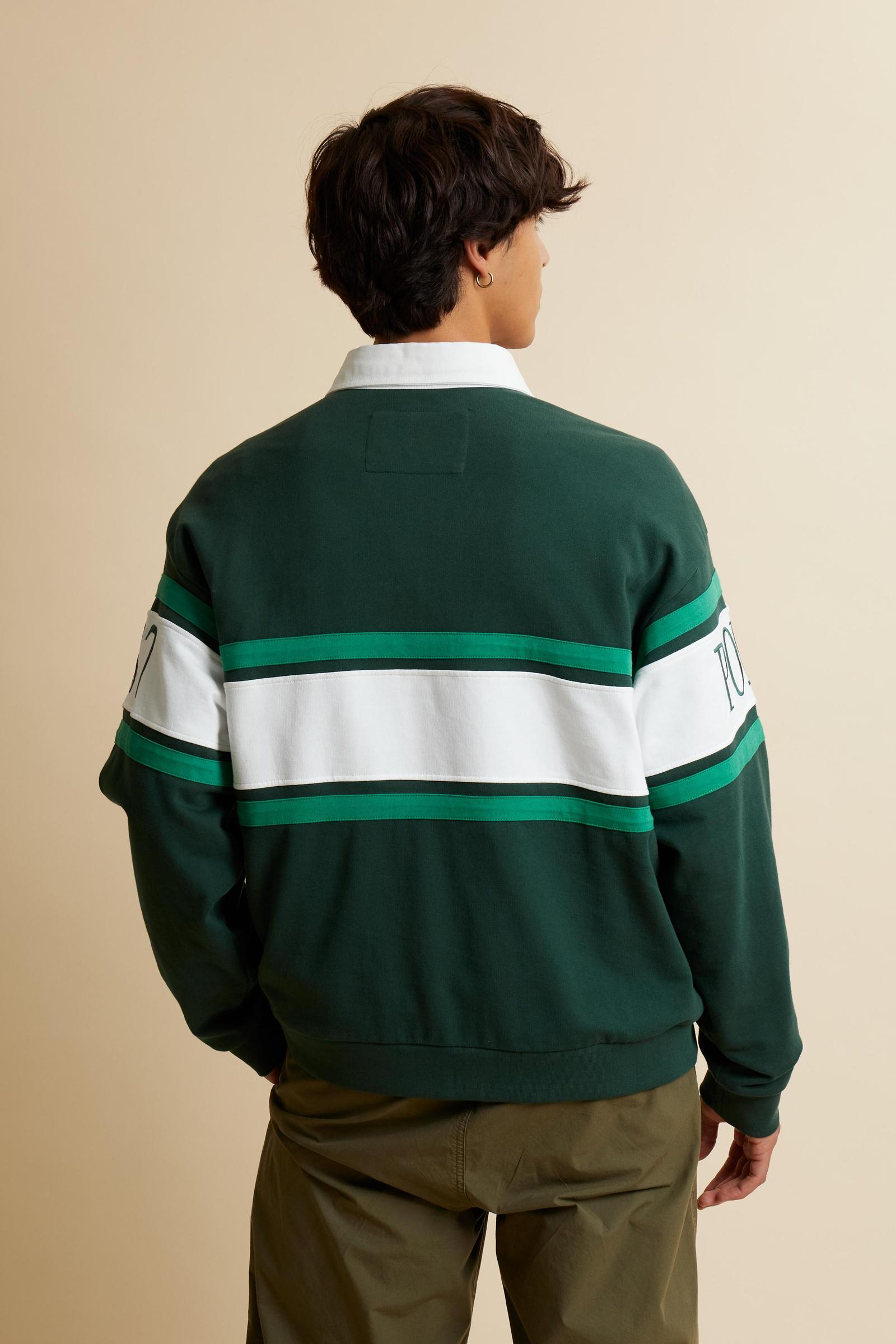 Men’s French Terry sweatshirt with contrast stripes - Chente