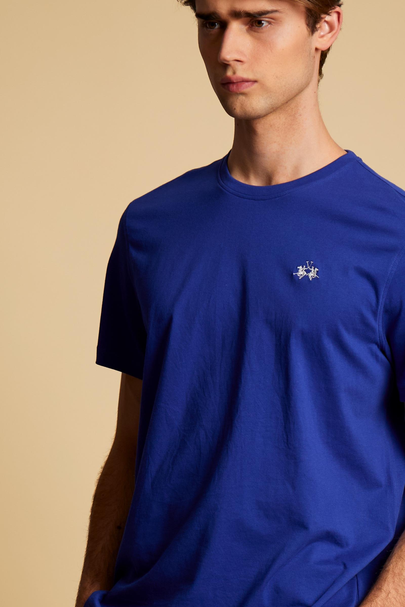 T-shirt homme en jersey de coton avec petit logo - Serge