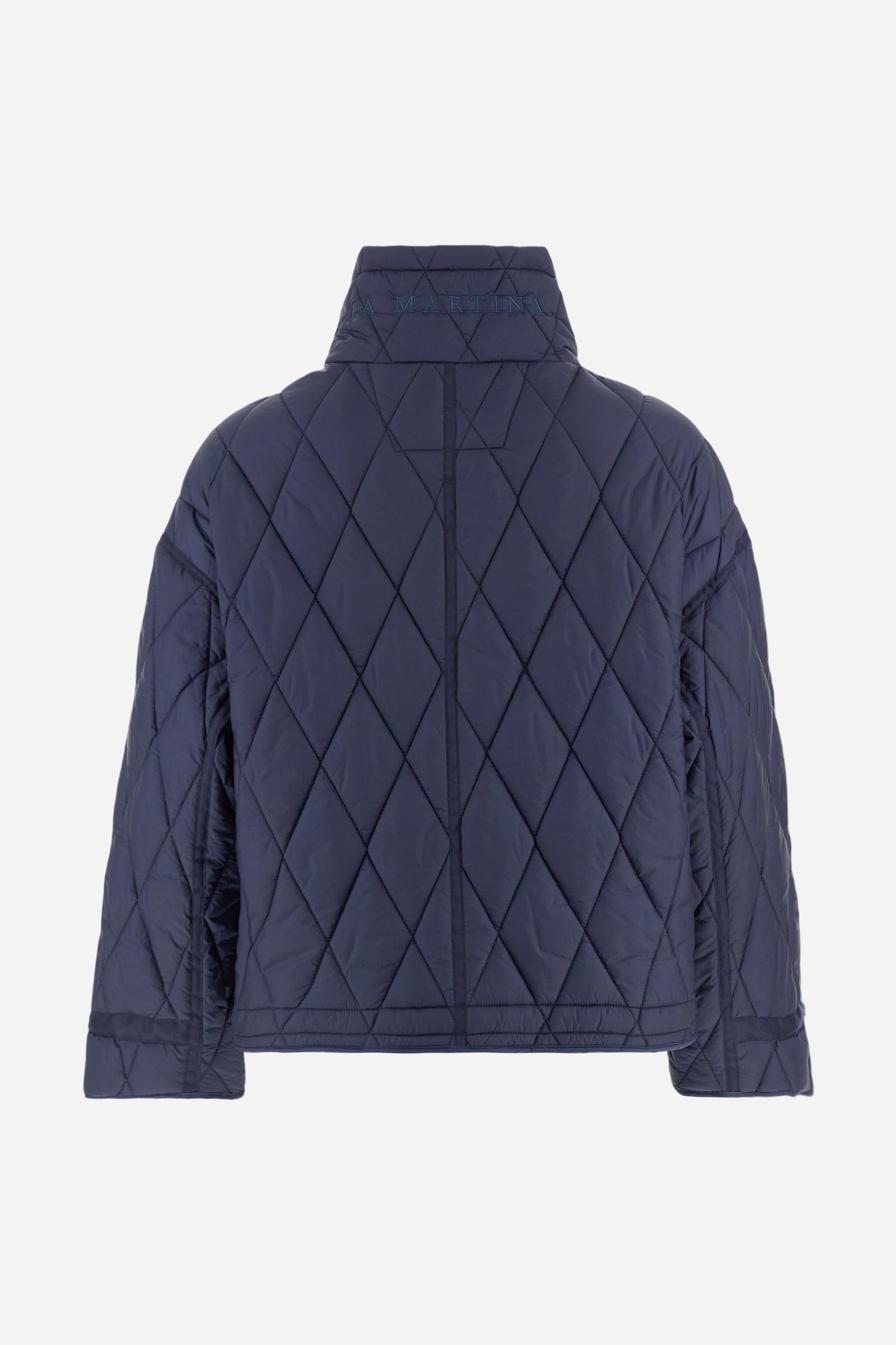 Women’s quilted husky jacket iridescent nylon - Beverly