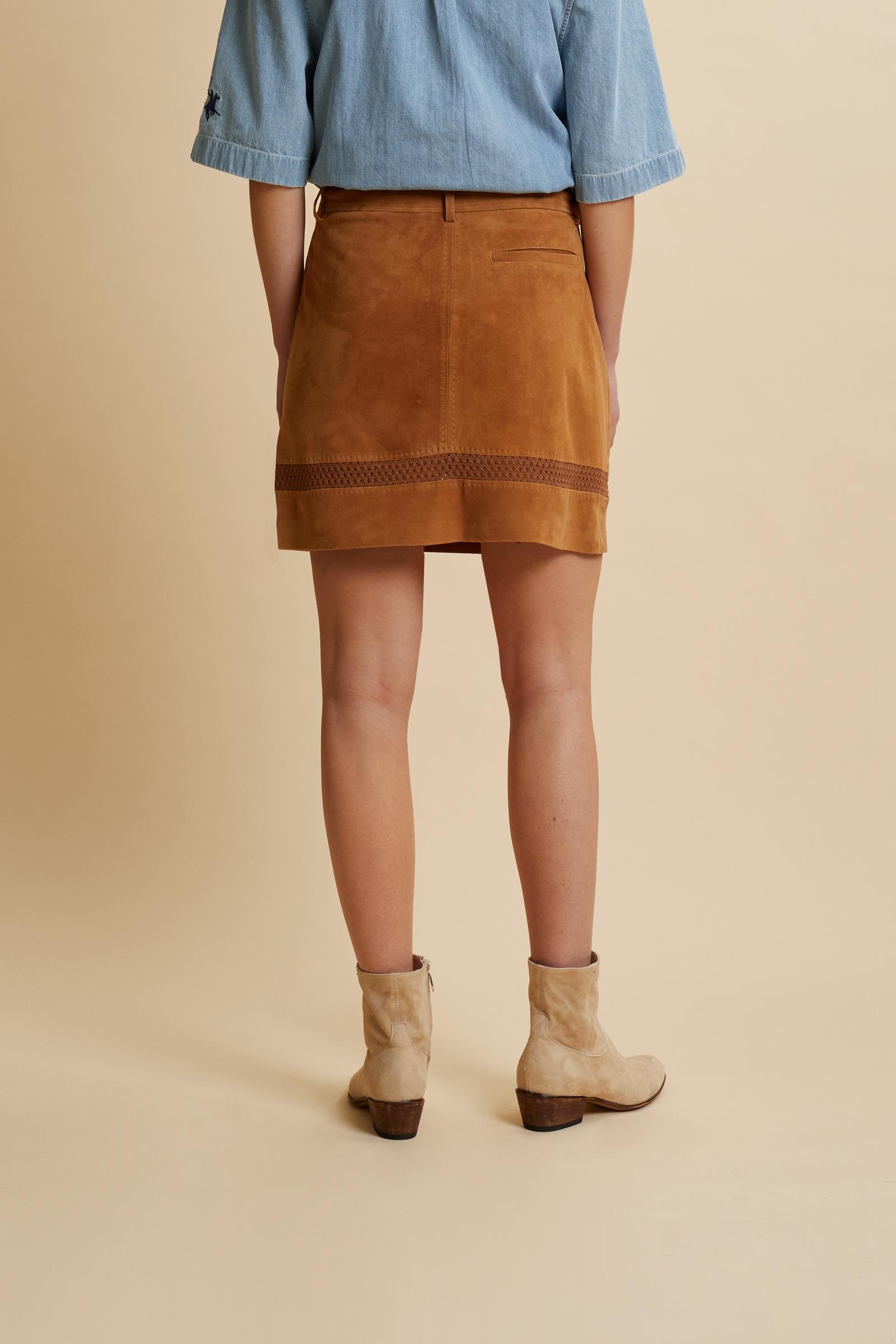 Suede mini skirt - Carlita