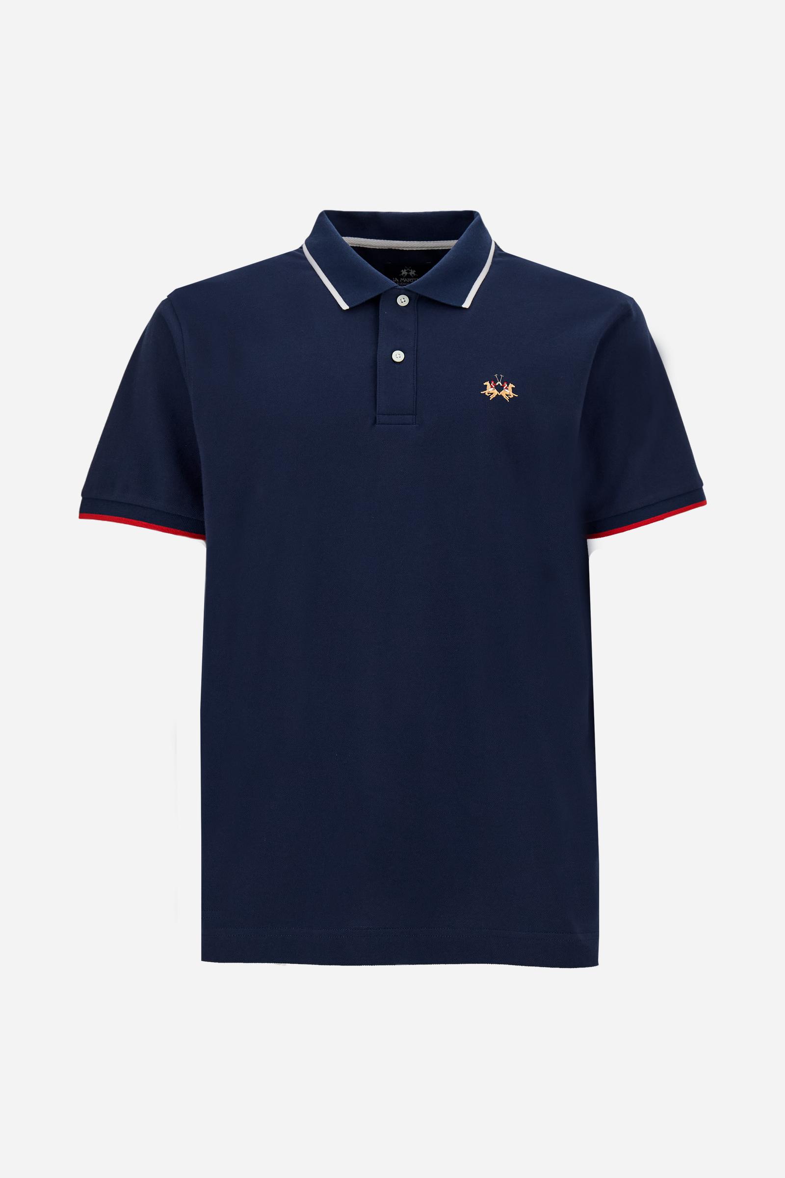 Men’s regular fit stretch piqué polo shirt Essential – Russell