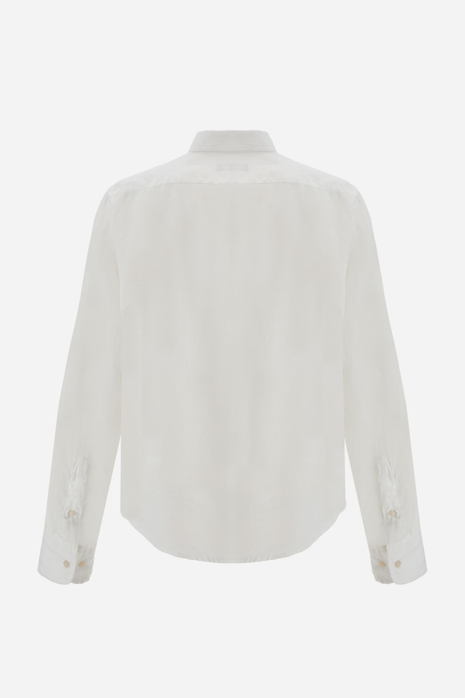 Men’s regular fit garment-dyed linen shirt - Innocent