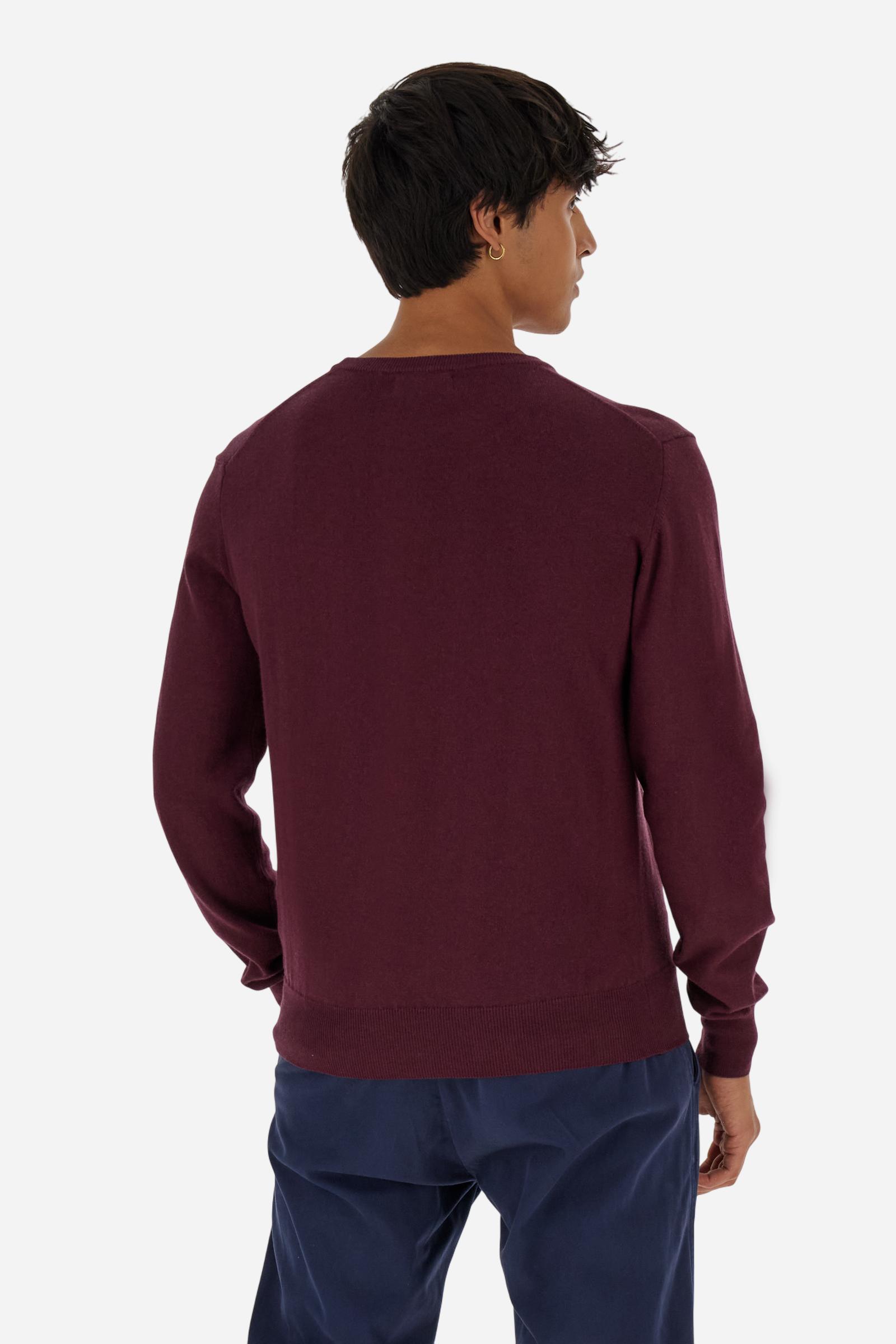 Pull homme col rond en mélange de laine - Blaze