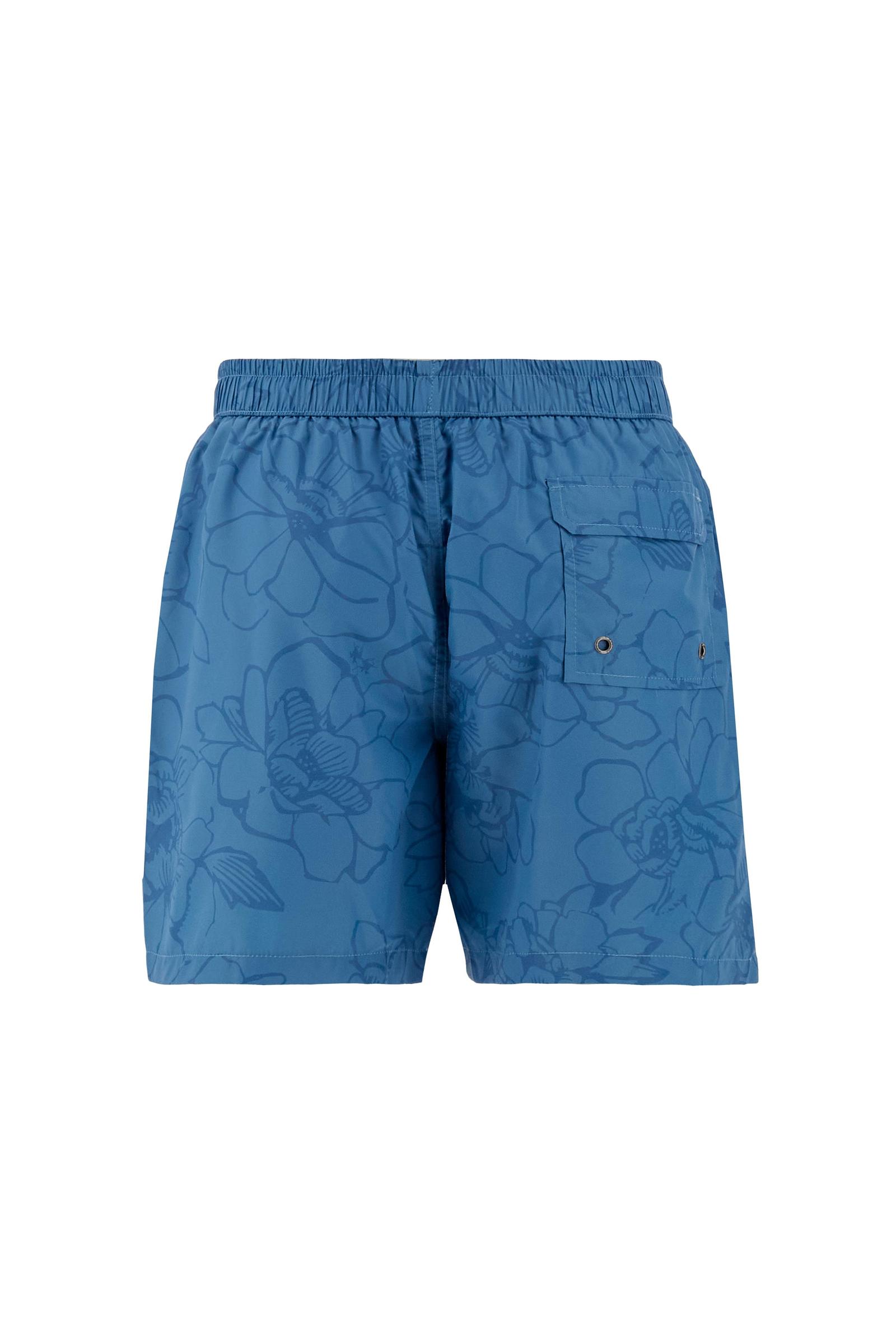 Men’s floral print nylon swim shorts - Casimir