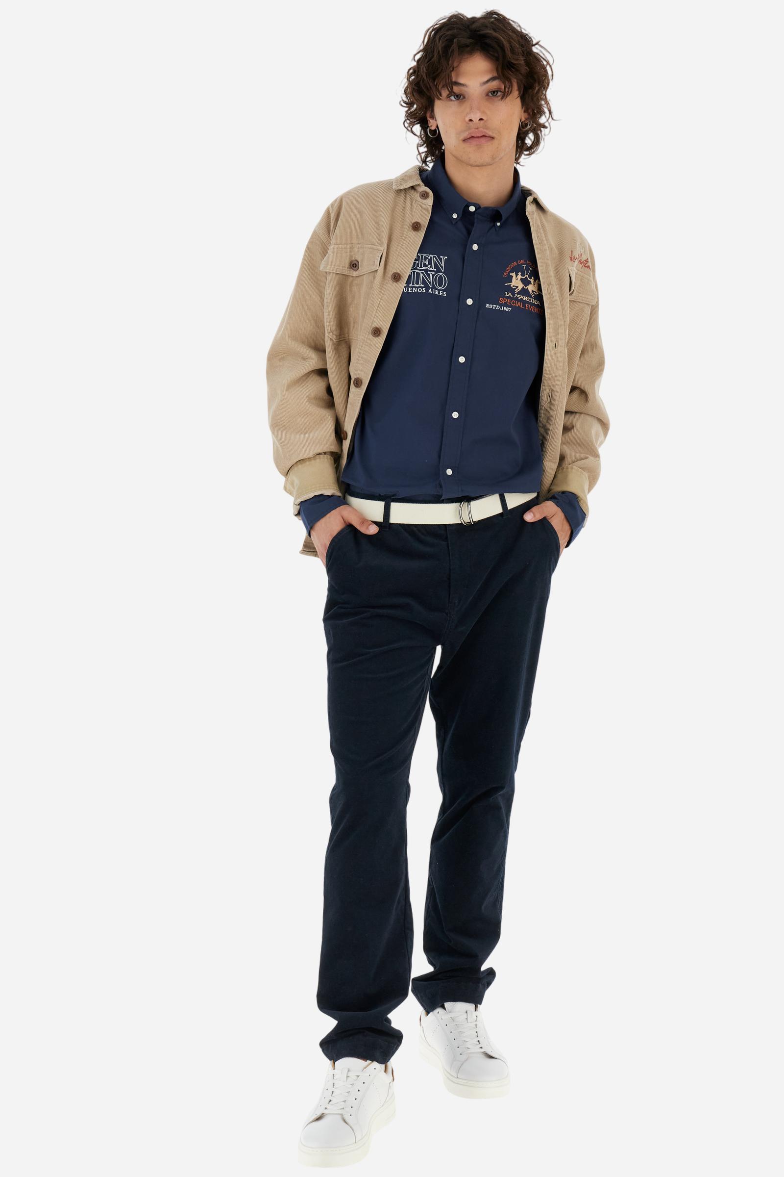 Men’s poplin shirt Argentina Logo - Rodolfo