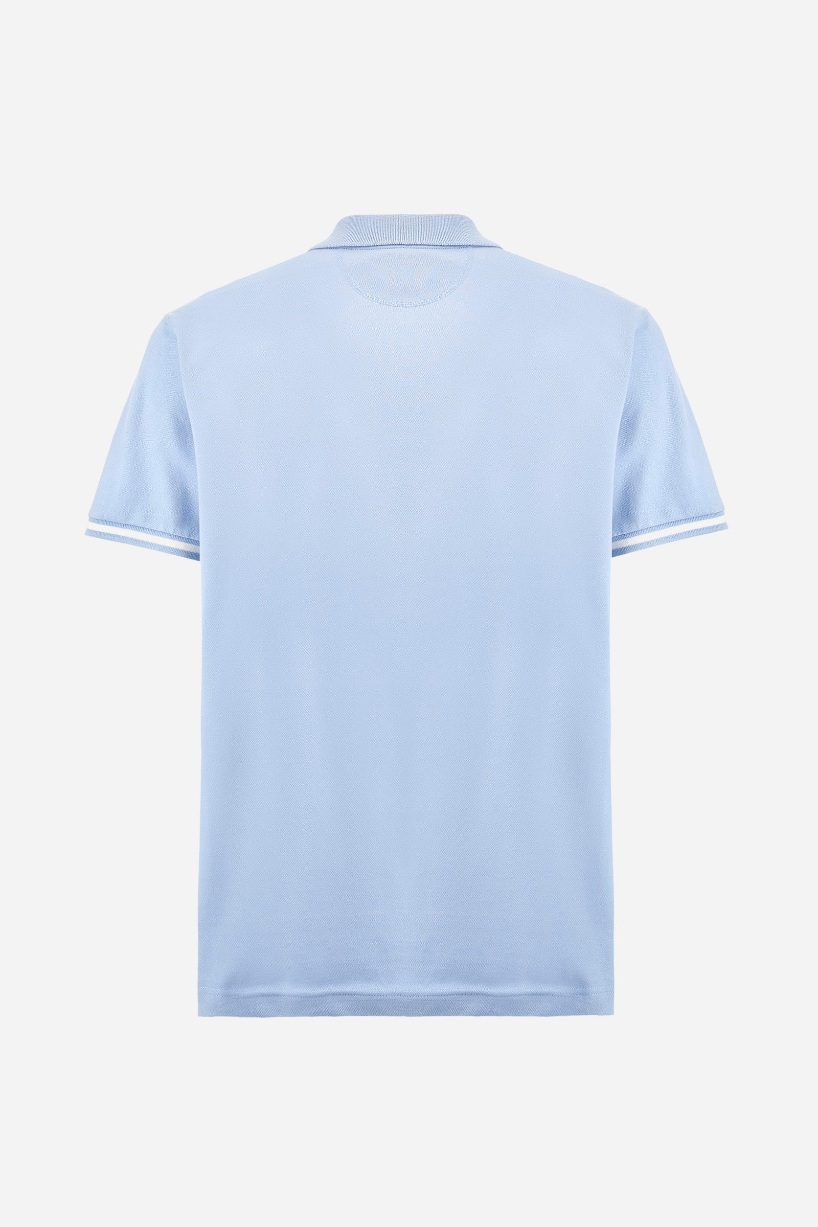 Stretch-Polo mit Kontrastdetails - Akihiro