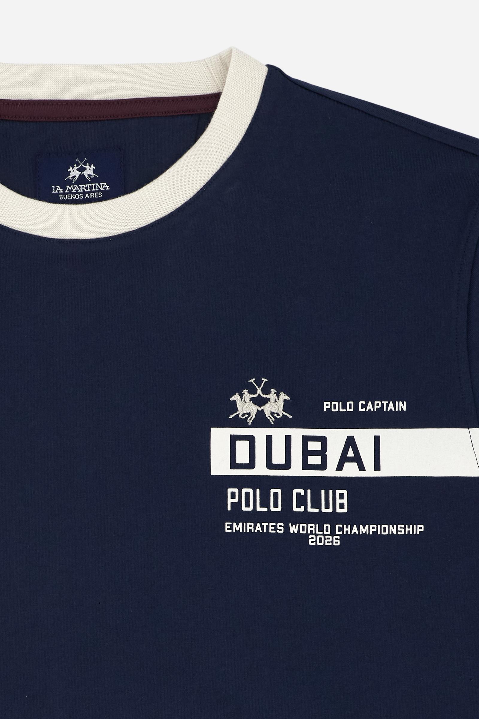 T-shirt uomo a manica corta in jersey di cotone Dubai Polo Club - Carin