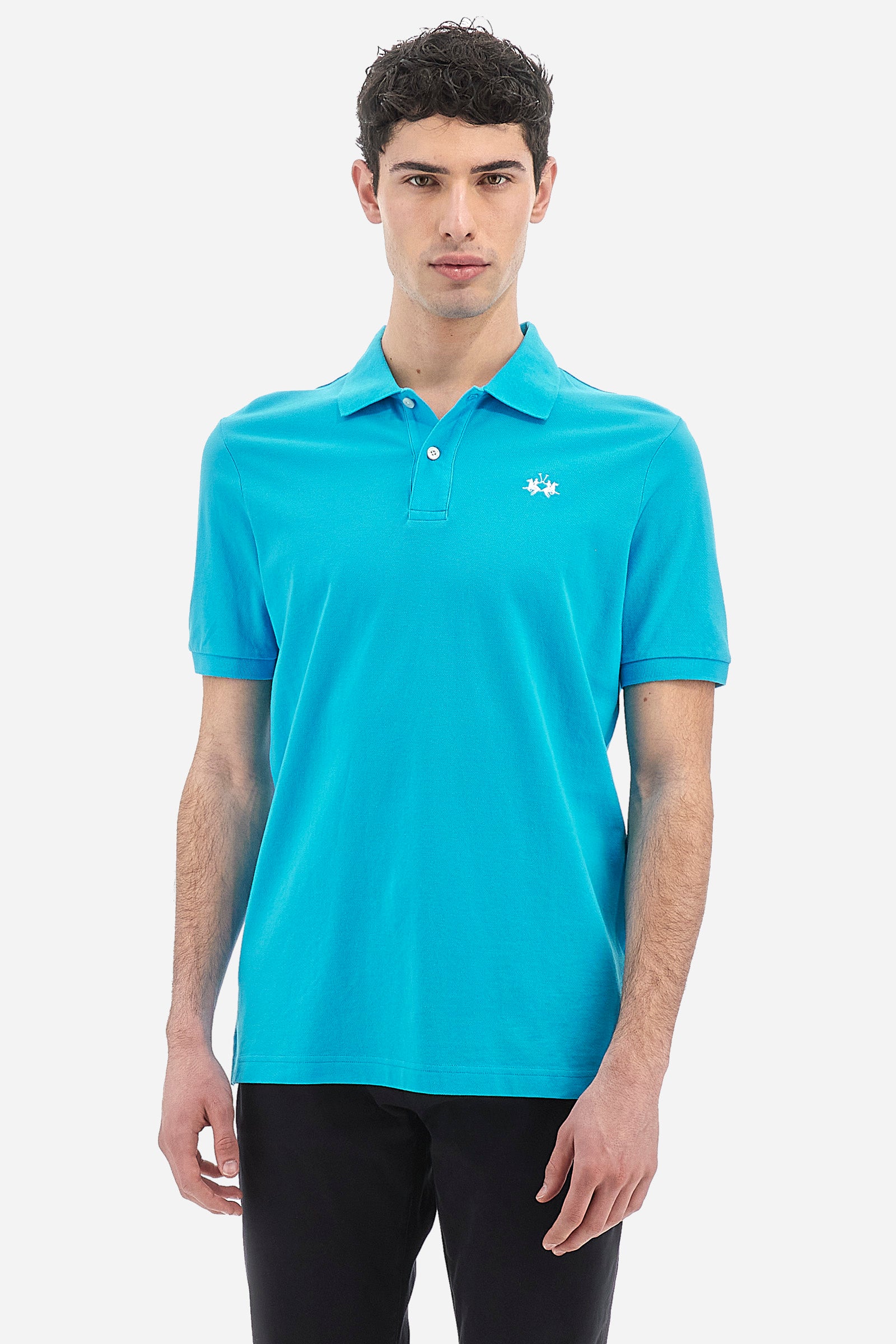 Kurzarm-Poloshirt mit geradem Schnitt für Herren - Tex | La Martina 