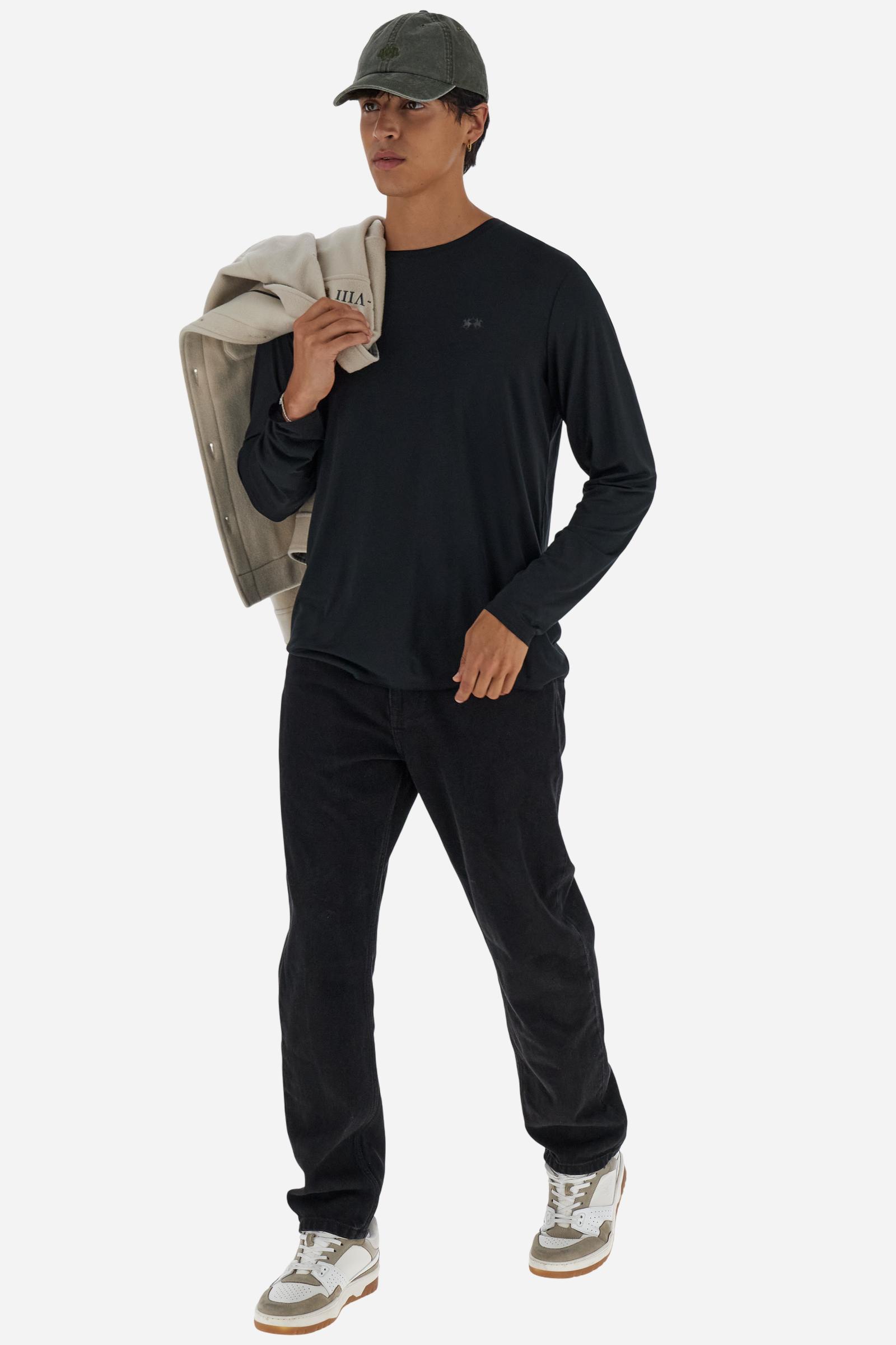 Men’s crew‑neck T‑shirt in fluid jersey - Bayron