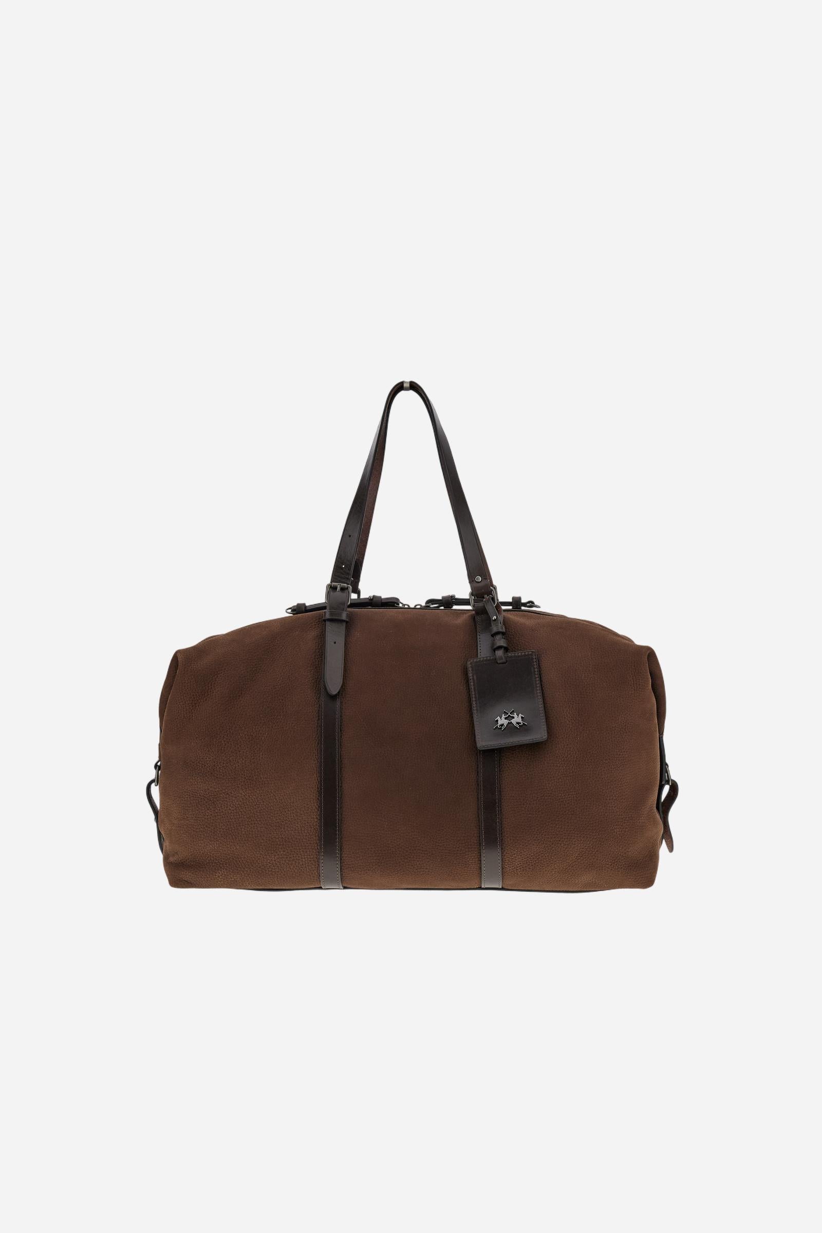 Travel duffle bag in embossed nubuck – Ignacio La Martina