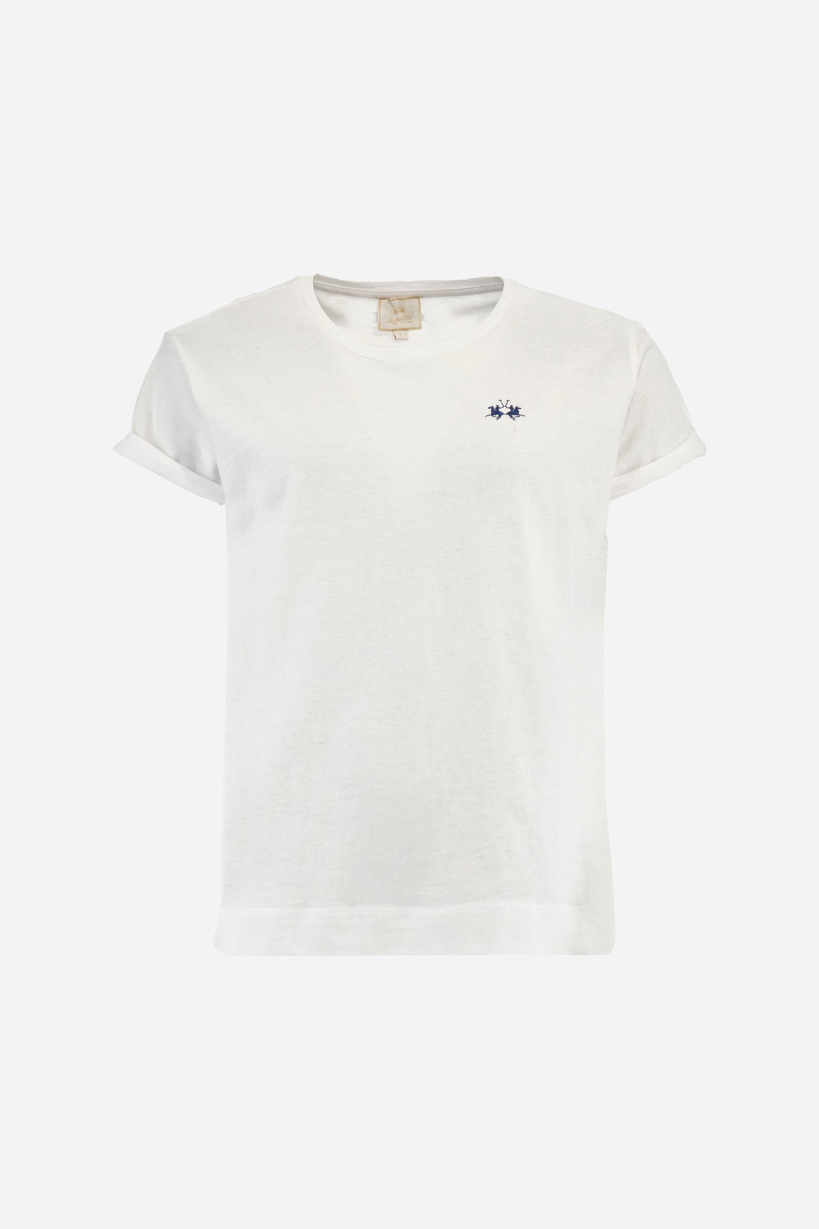 Women’s T-shirt with Polo Crew embroidery - Agar
