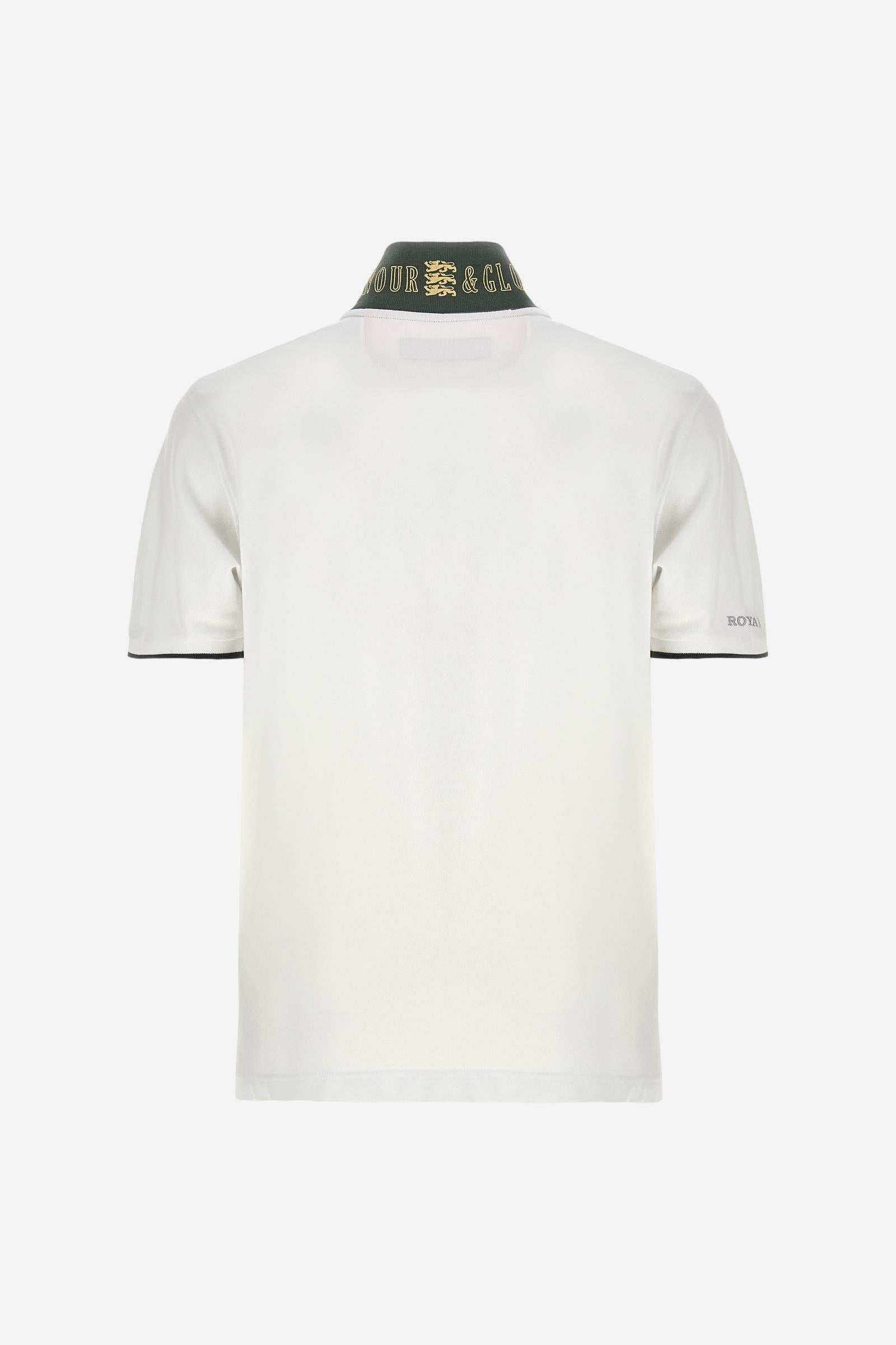 Guards polo shirt in piqué cotton in regular fit - Anfione