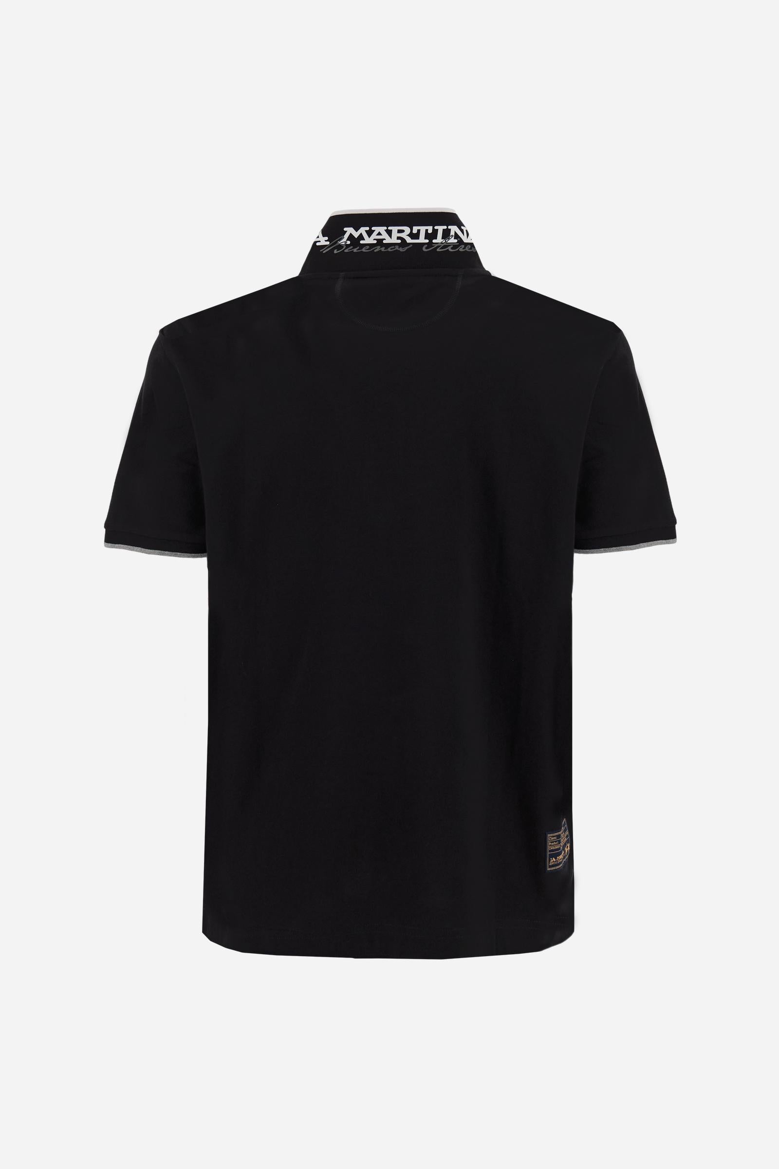 Men’s regular fit stretch piqué polo shirt Essential – Russell