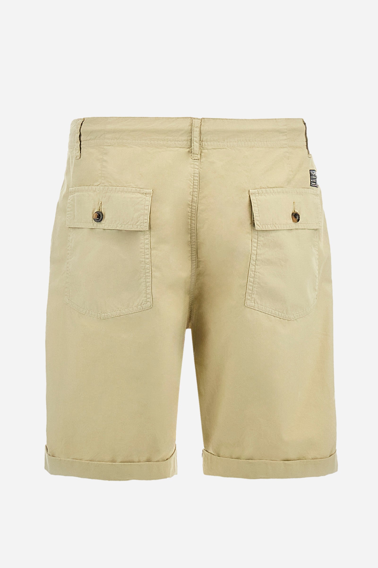 Regular fit cotton poplin Bermuda shorts – Atuel