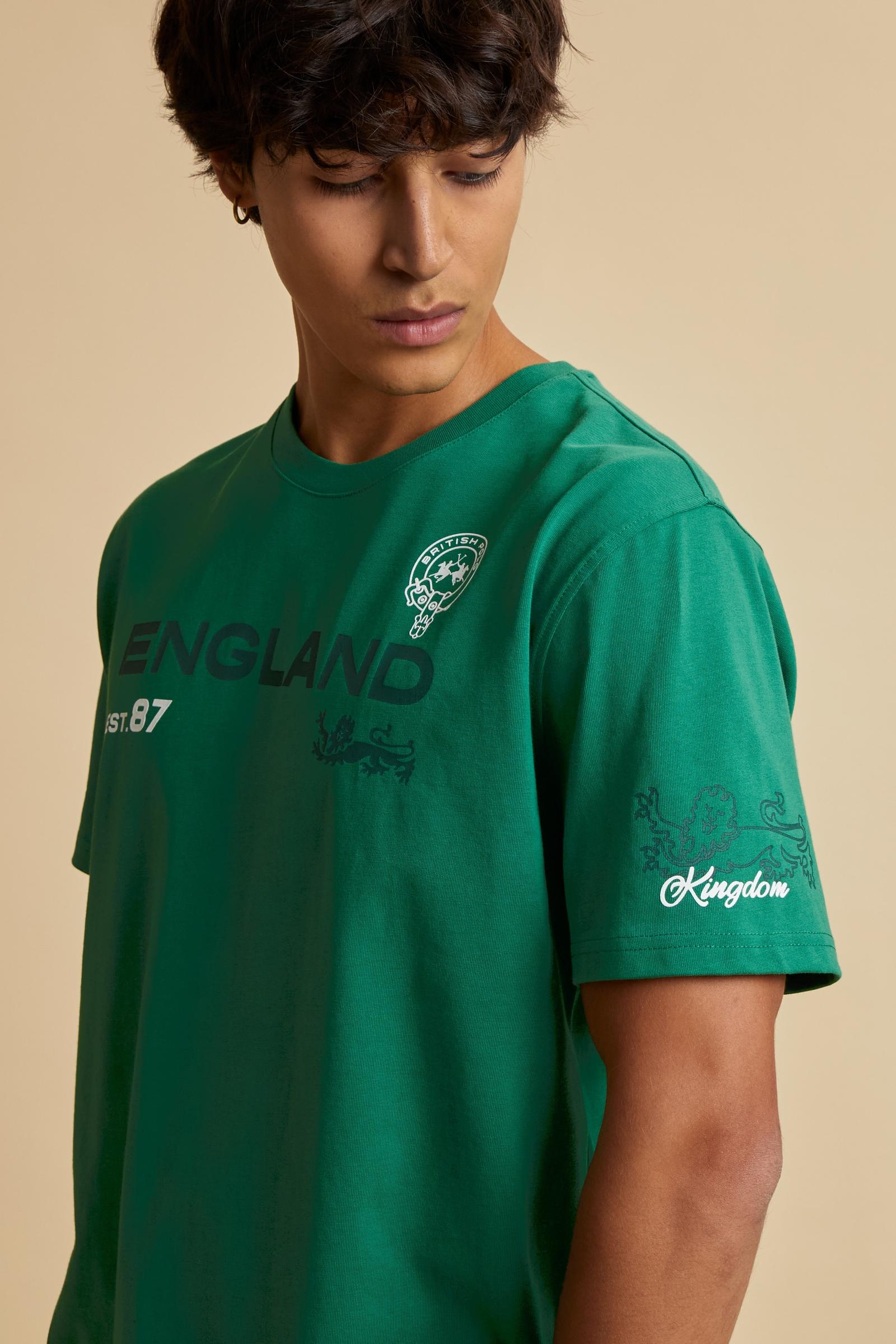 T-shirt homme en coton avec cheval Polo Club – Camron