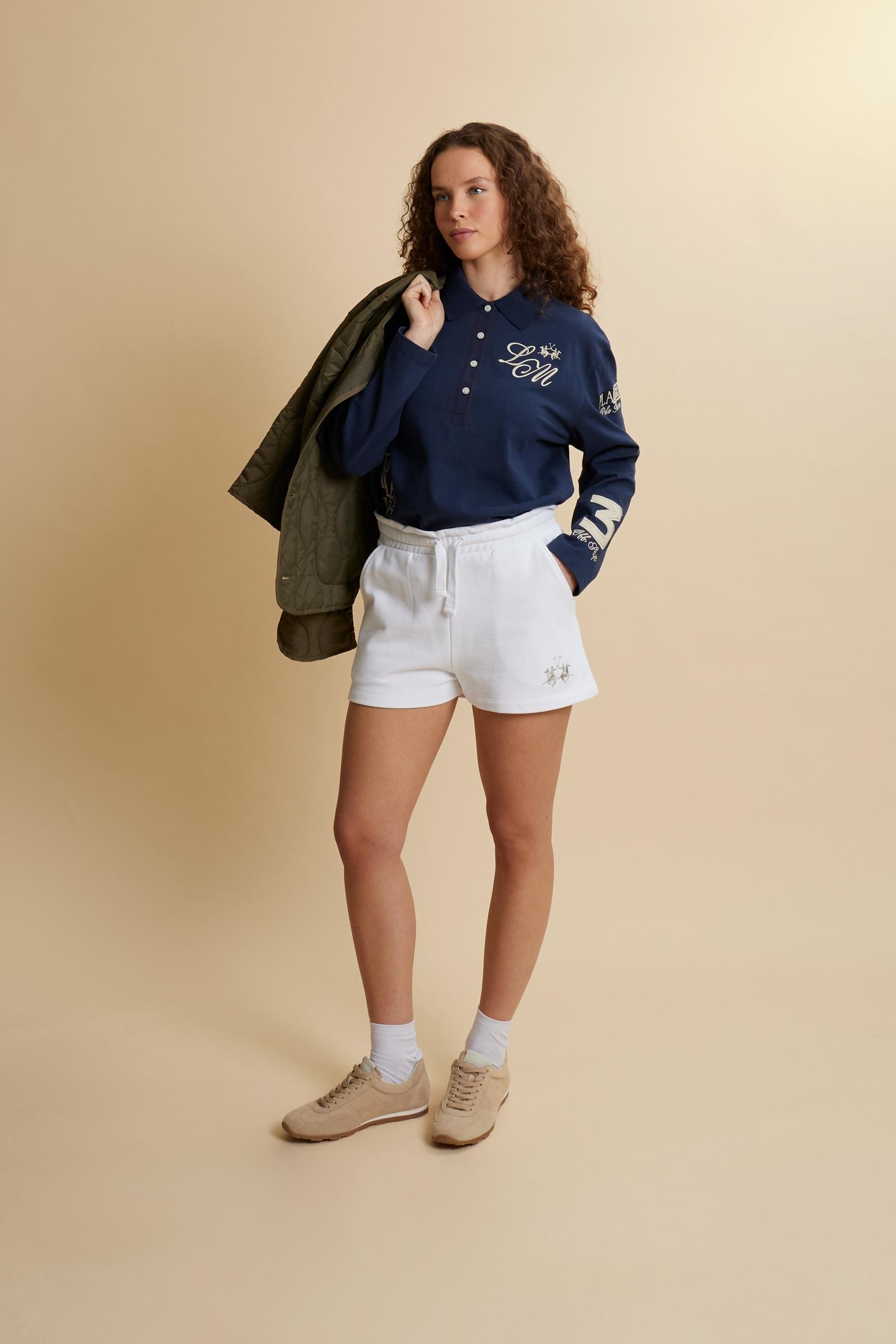 Women’s cotton fleece Bermuda shorts – Carla