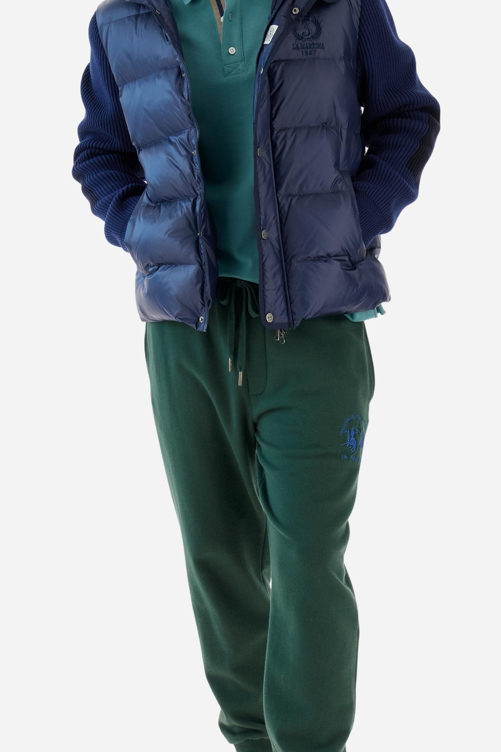 Men’s iridescent nylon jacket knit sleeves - Baptist