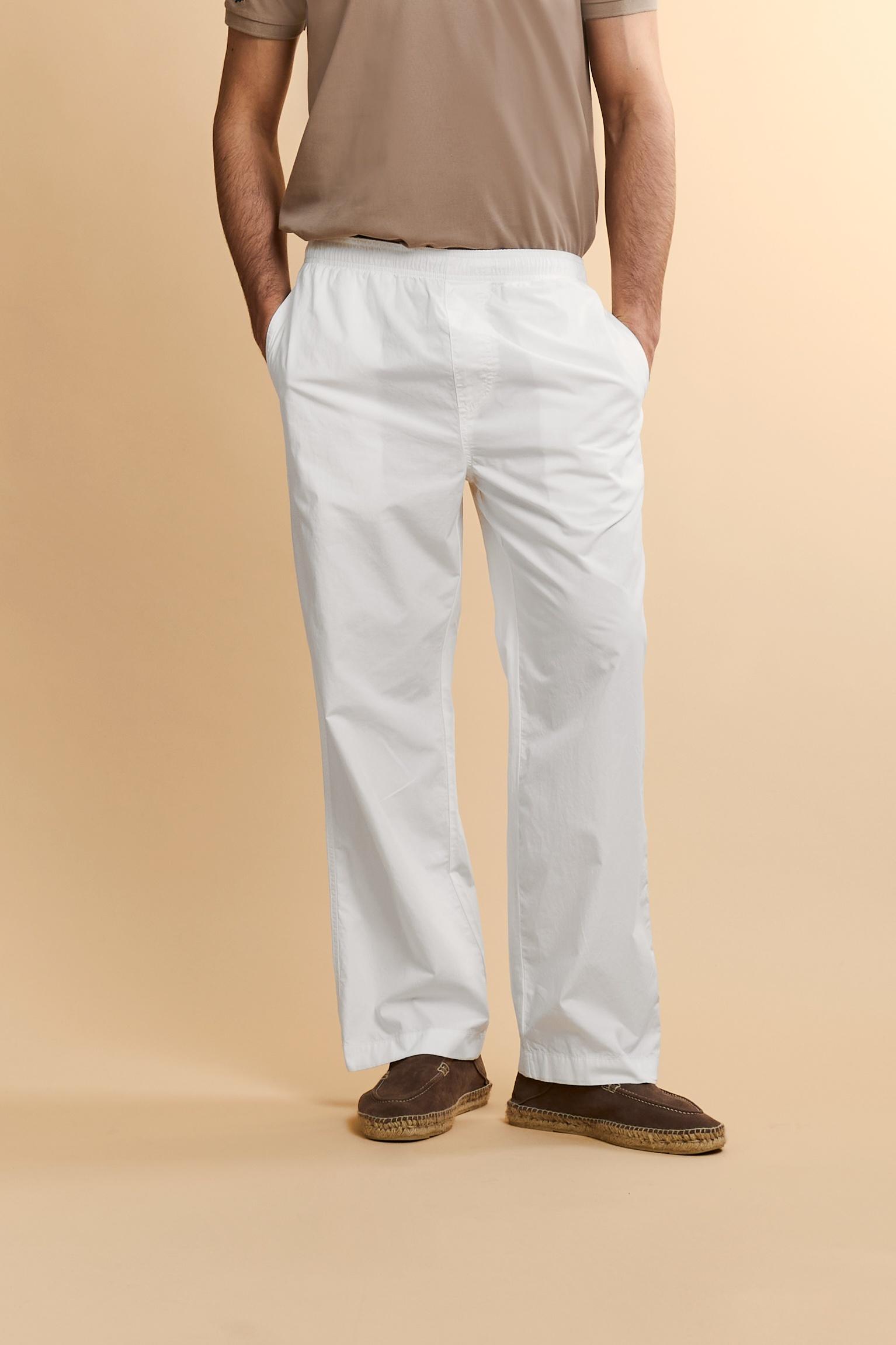 Men’s long trousers in cotton poplin lightweight and breathable – Camden