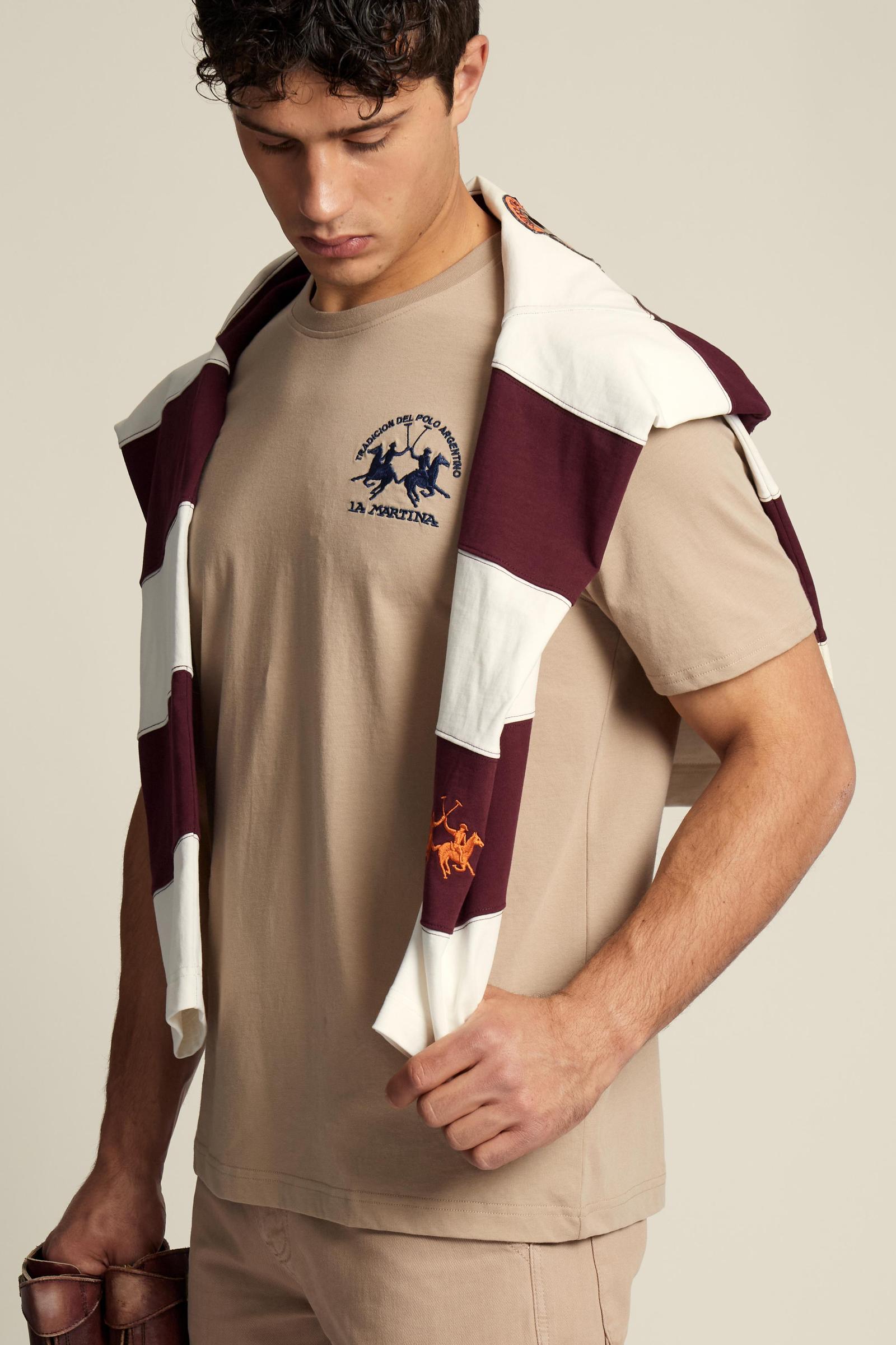 T-shirt homme en jersey de coton avec logo team - Vernie