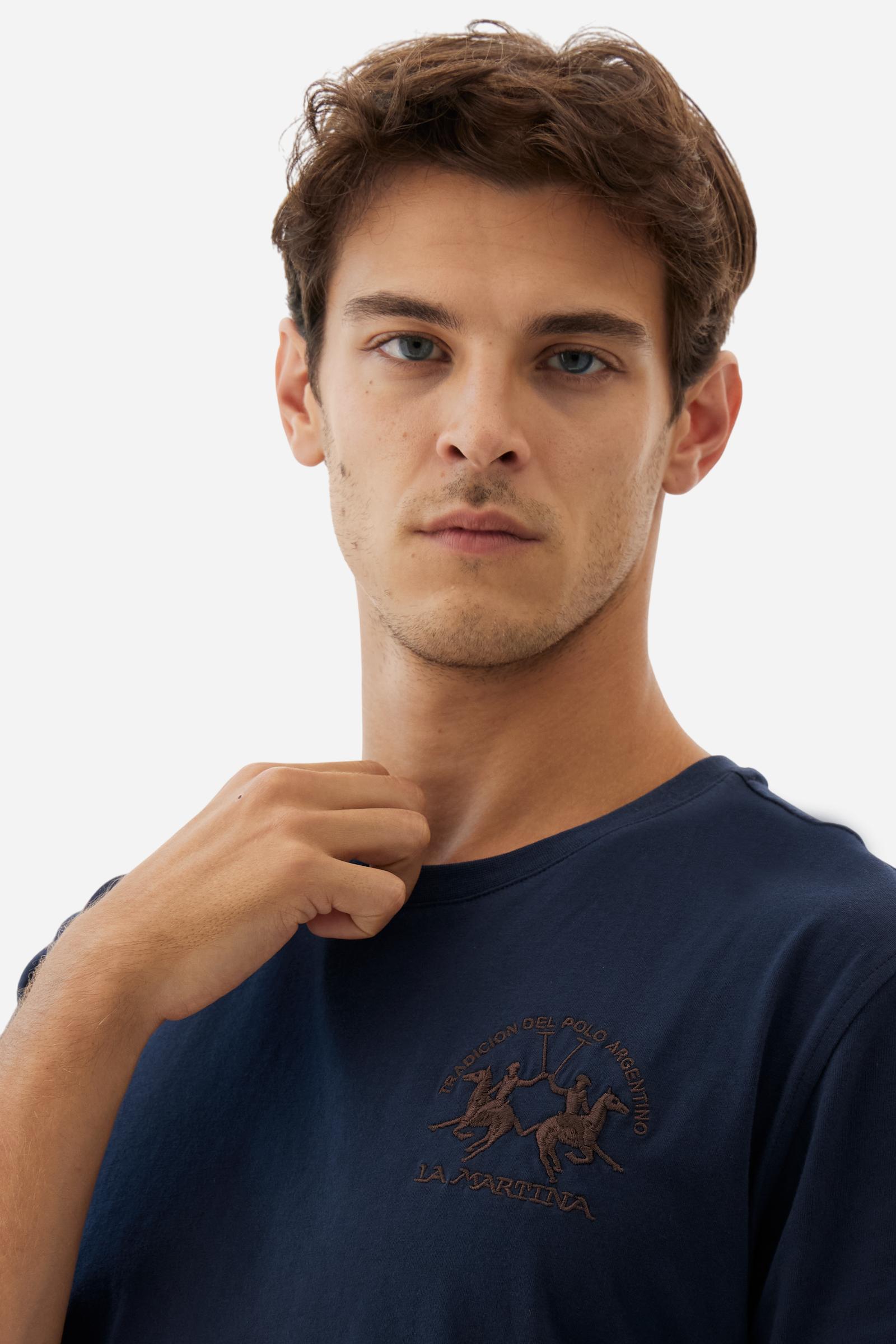 Camiseta de hombre de algodón con logo Team - Bienvenido