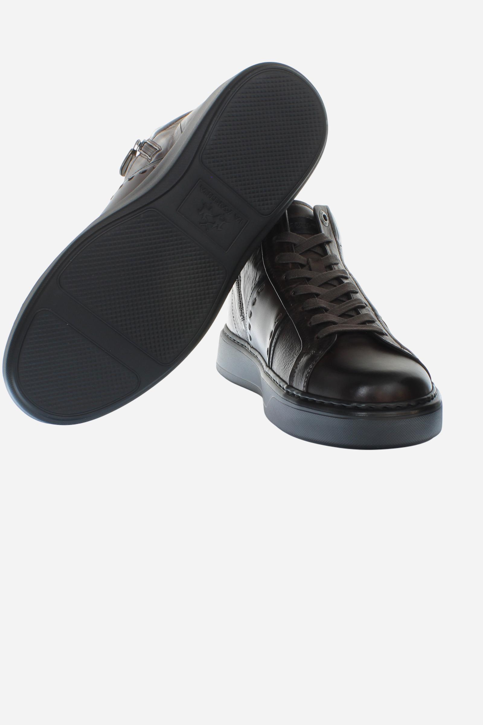 Made in Italy leather ankle boots