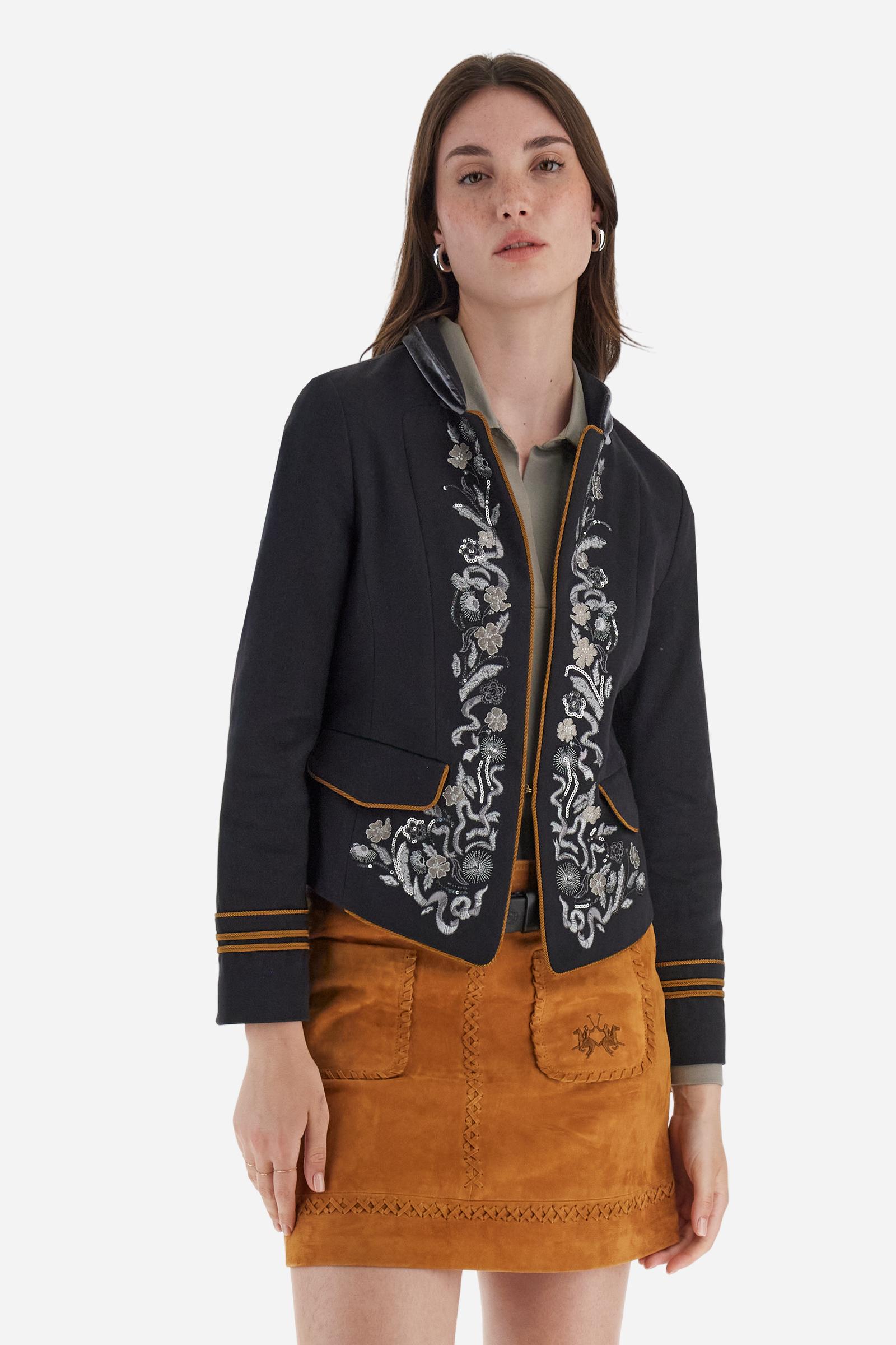 Damenjacke aus schwerem Baumwolltwill - Blanca