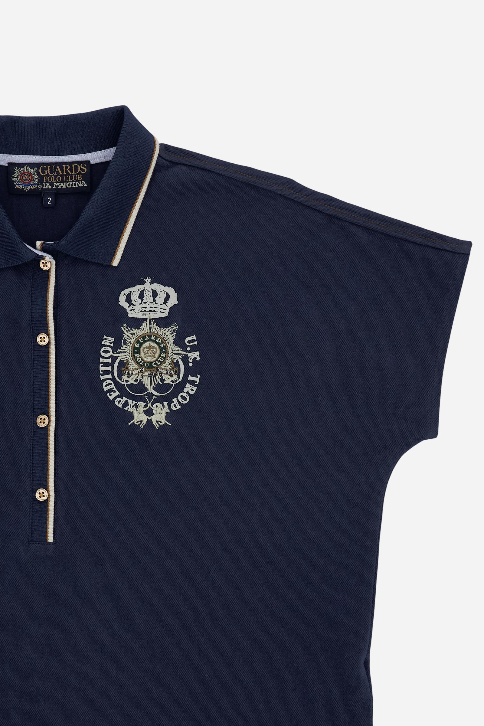 Damen Poloshirt aus Stretch-Piqué Guards Polo Club - Corazon