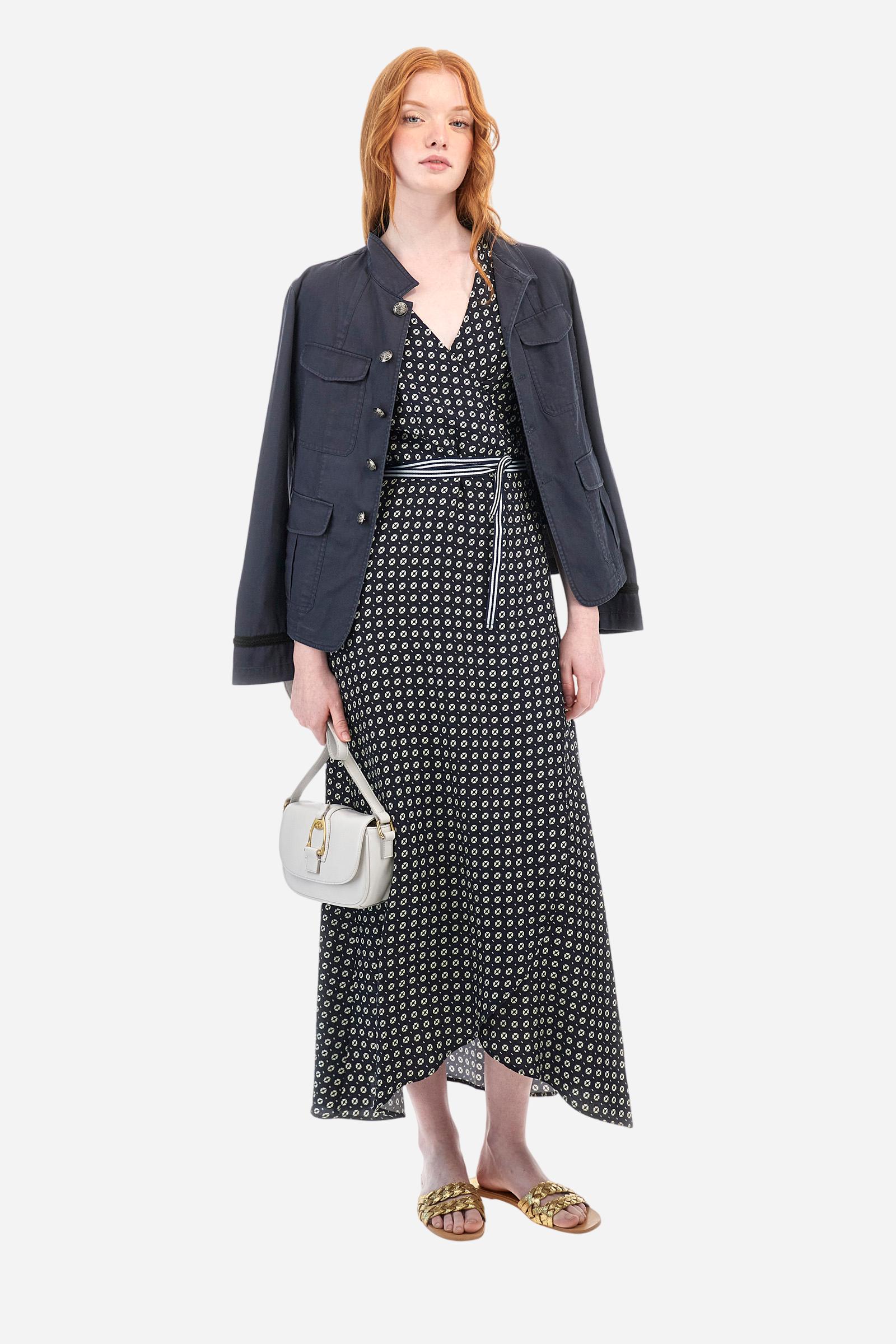 Viscose twill dress in regular fit - Aria