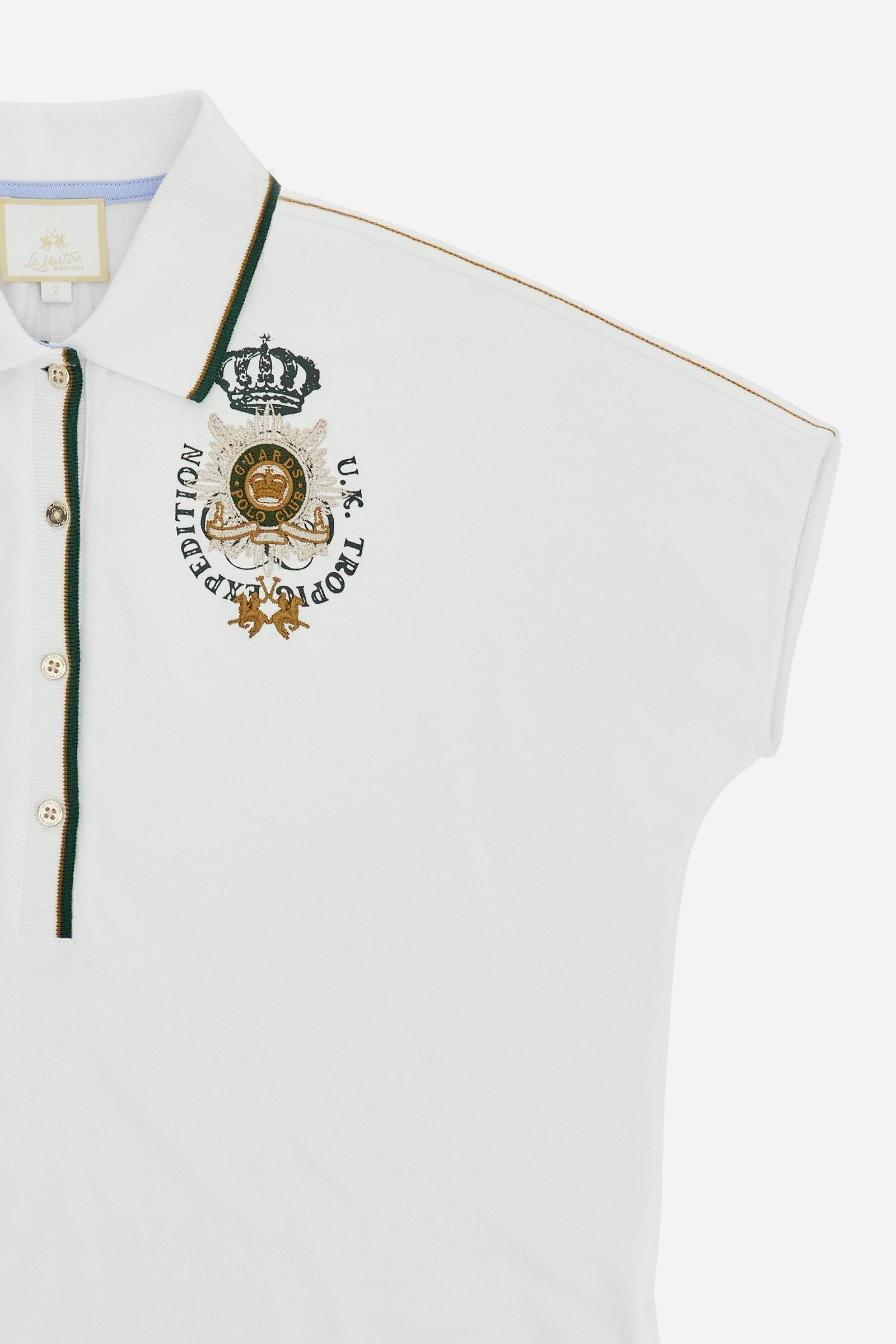 Polo donna in piquet stretch Guards Polo Club - Corazon