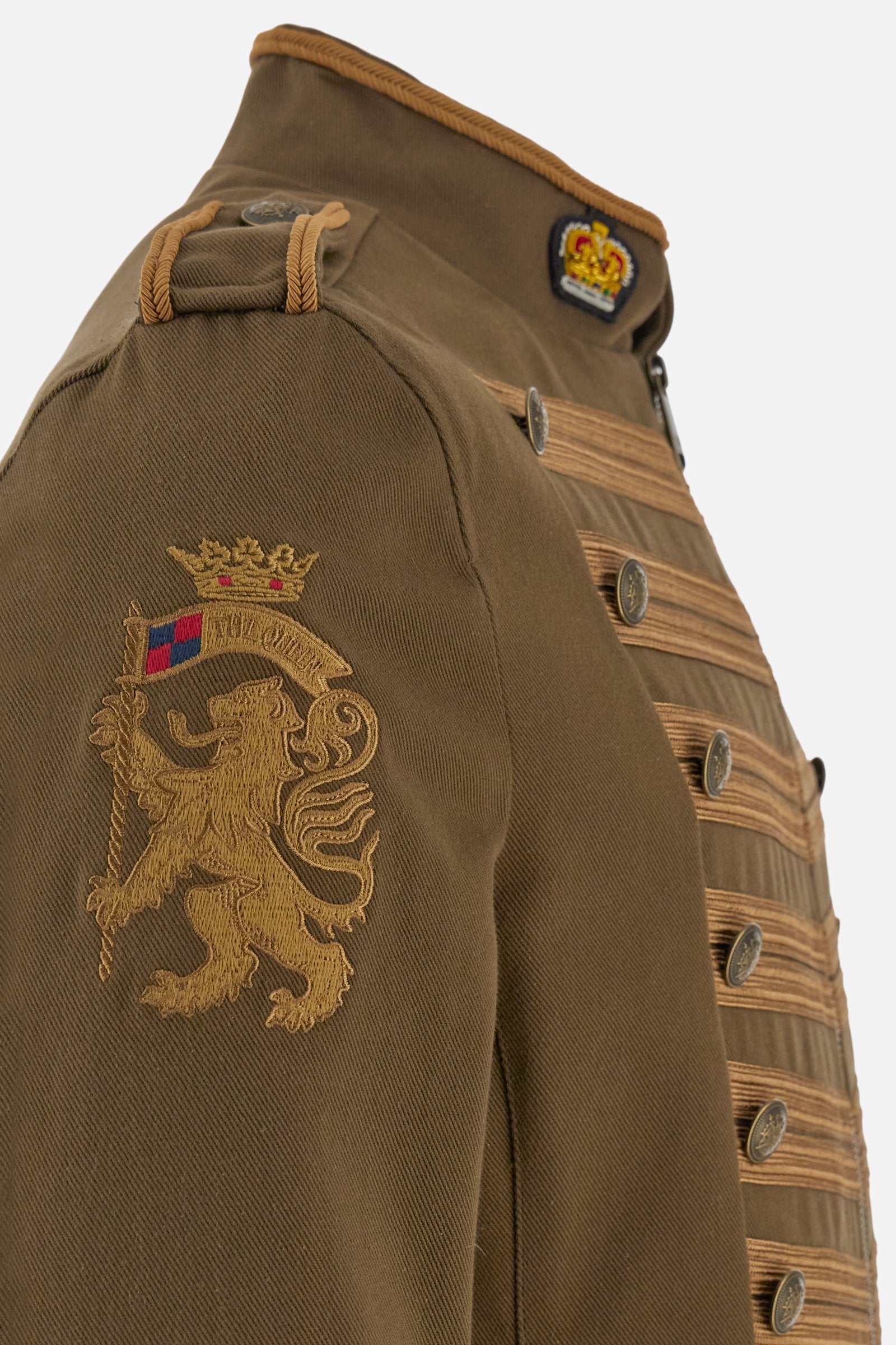 Guards men's full-zip jacket in heavy cotton twill - Brando