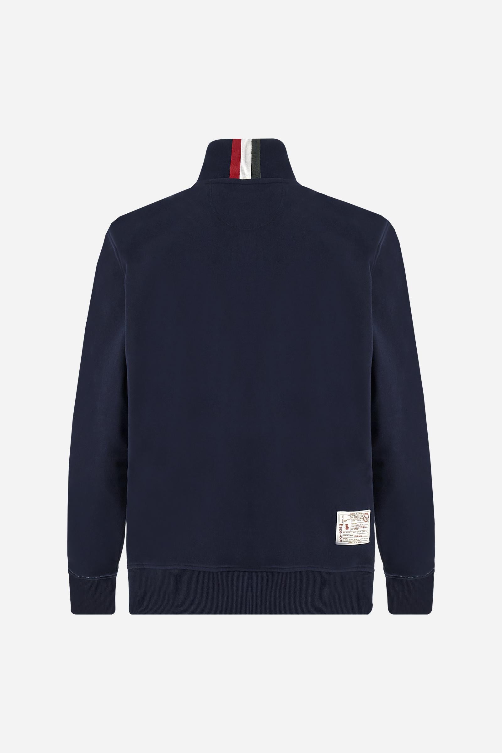 Sweat homme col montant zippé - Boris