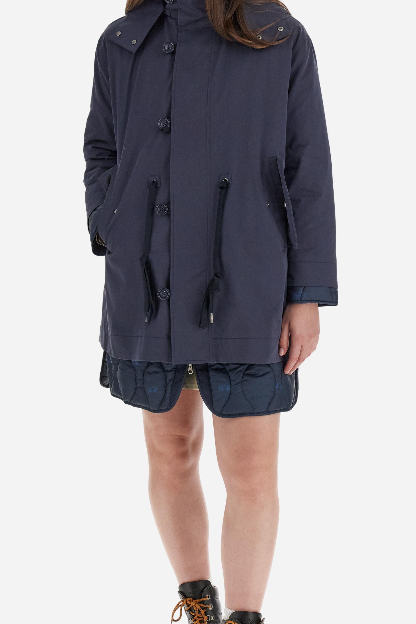 WOMAN PARKA COTTON NYLON TWILL