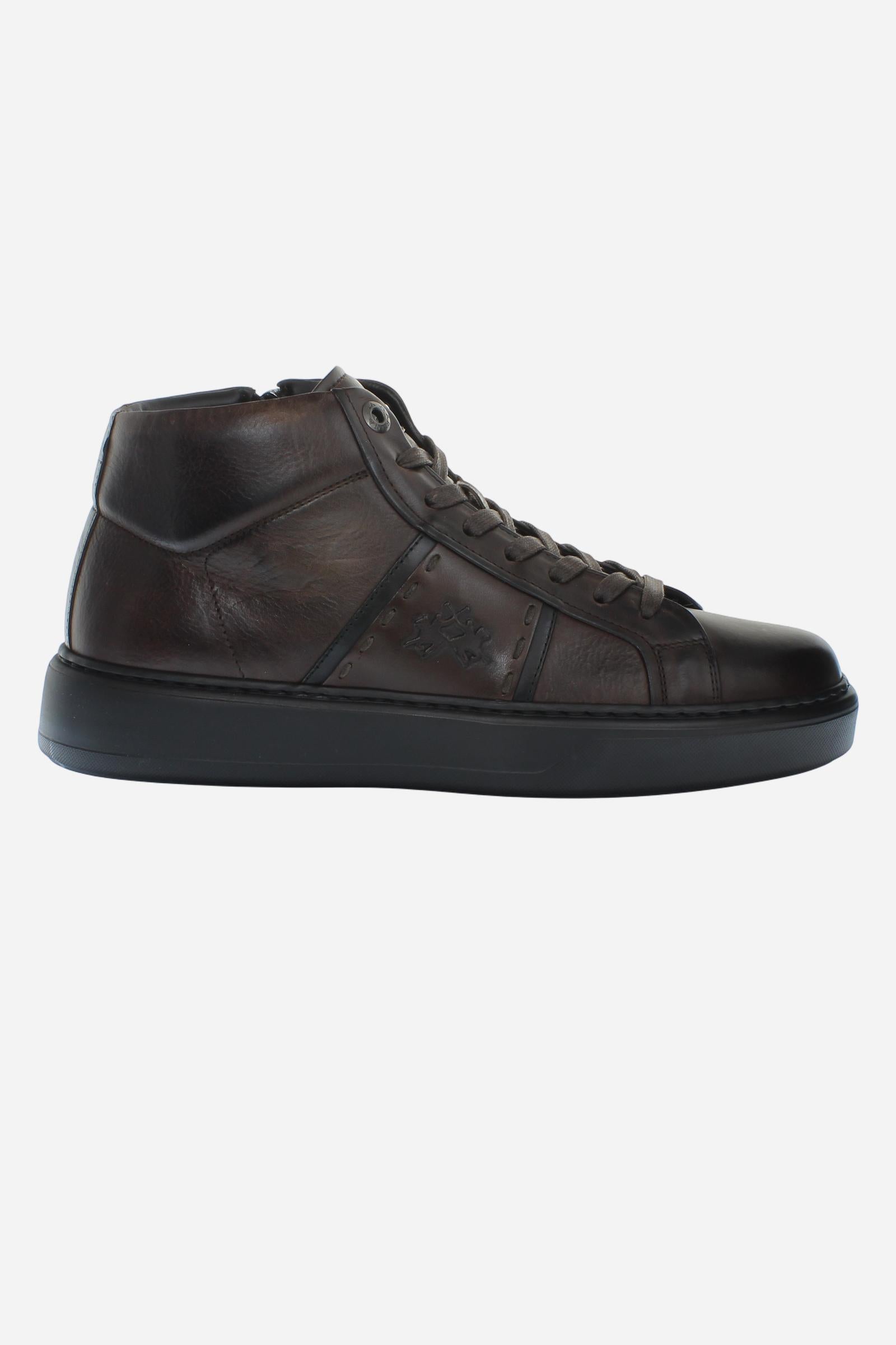 Zapato de cuero al tobillo Made in Italy