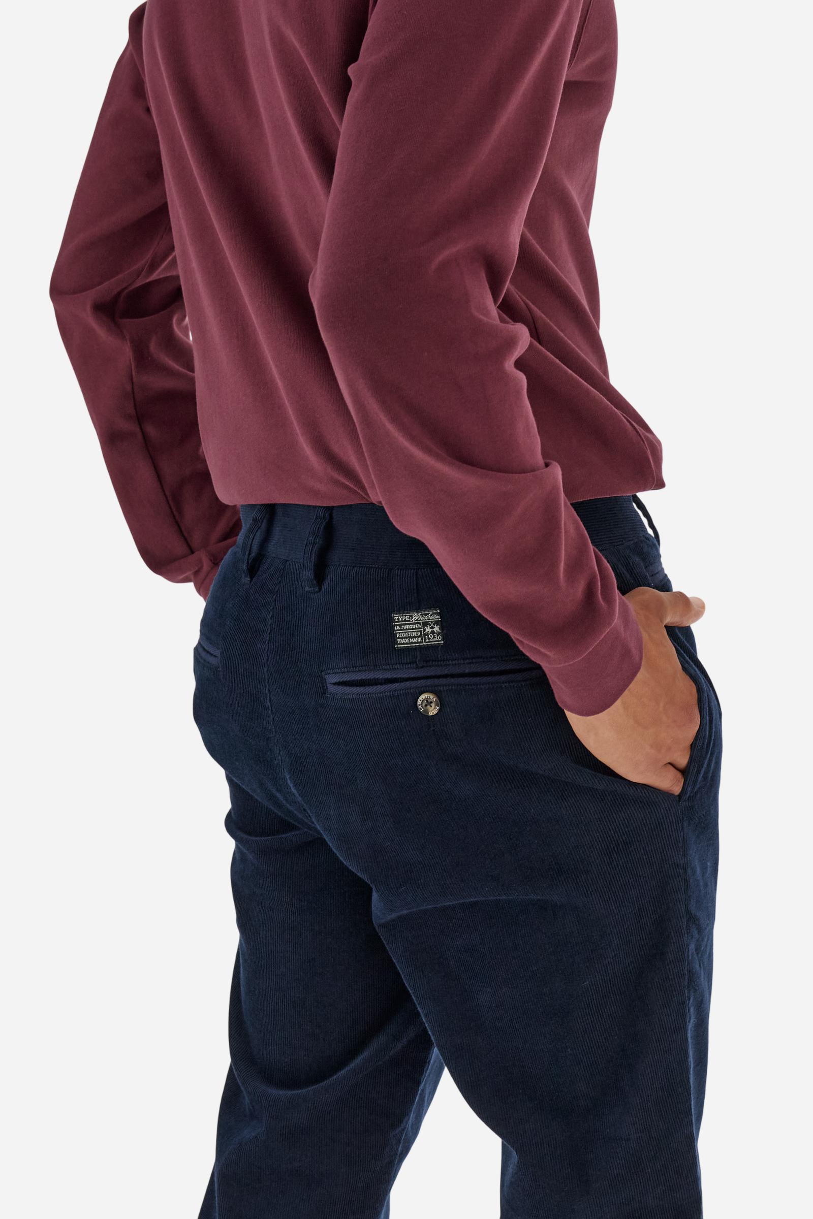 Pantalón chino de hombre en pana de cotelé - Bronte