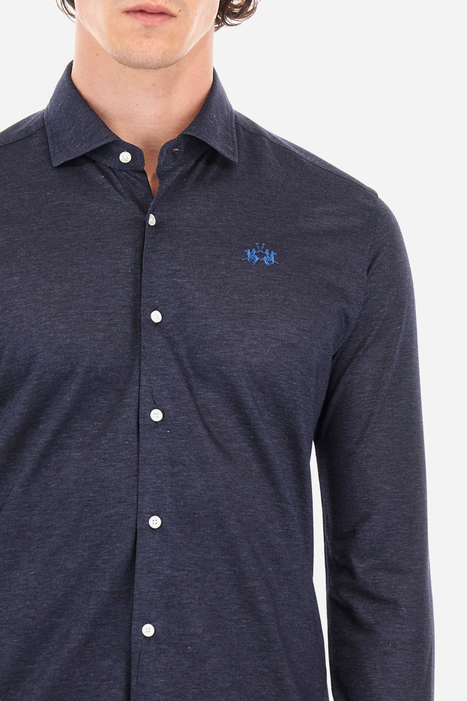 Men’s cotton and lyocell shirt – Wells