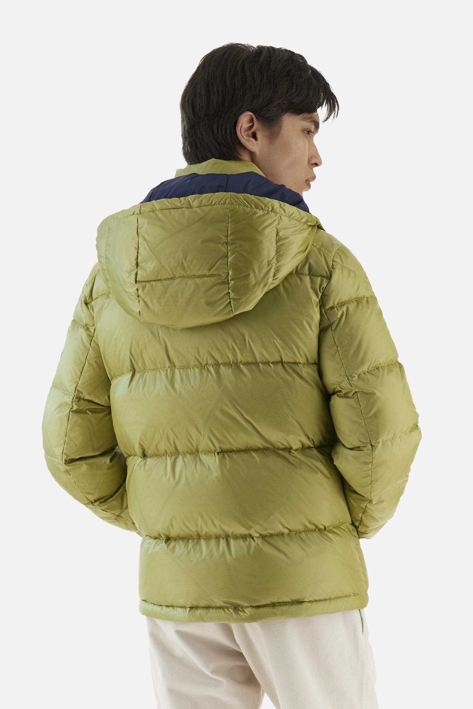 Men’s iridescent nylon down jacket Polo Player - Bert